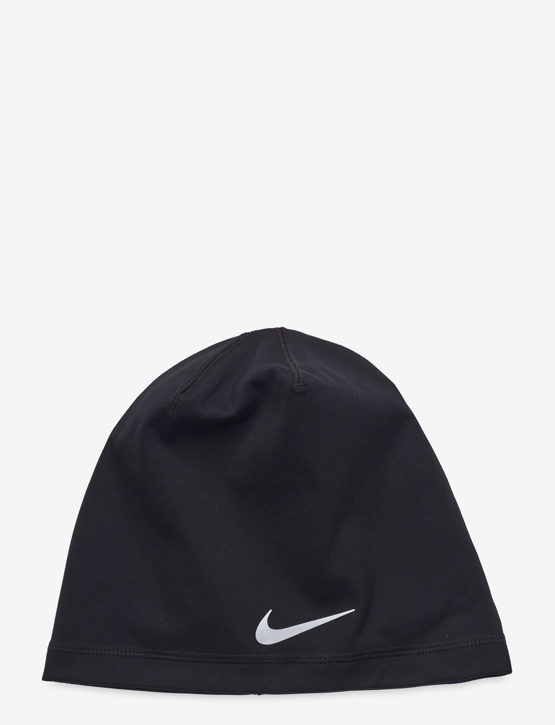 NIKE Equipment - NIKE U PEAK DRI-FIT UNCUFFED BEANIE - mössor - black/silver - 0