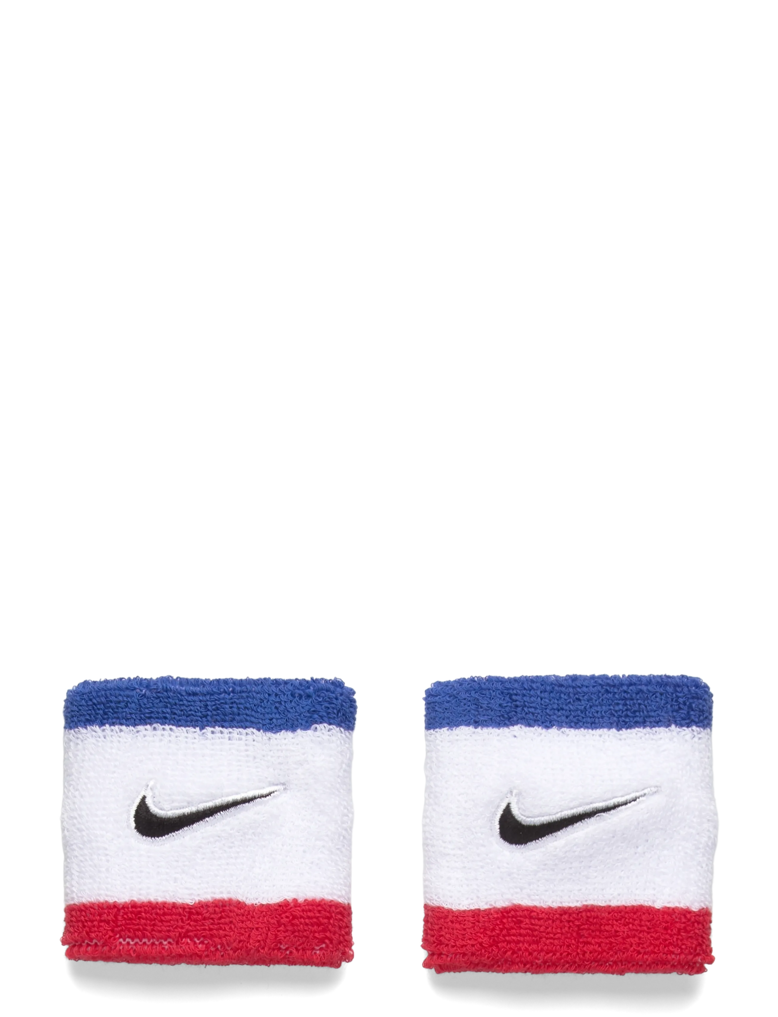 NIKE Equipment NIKE SWOOSH CLASSIC WRISTBANDS 2PK - NIKE Equipment - GAME ROYAL/UNIVERSITY RED/BLACK / multi