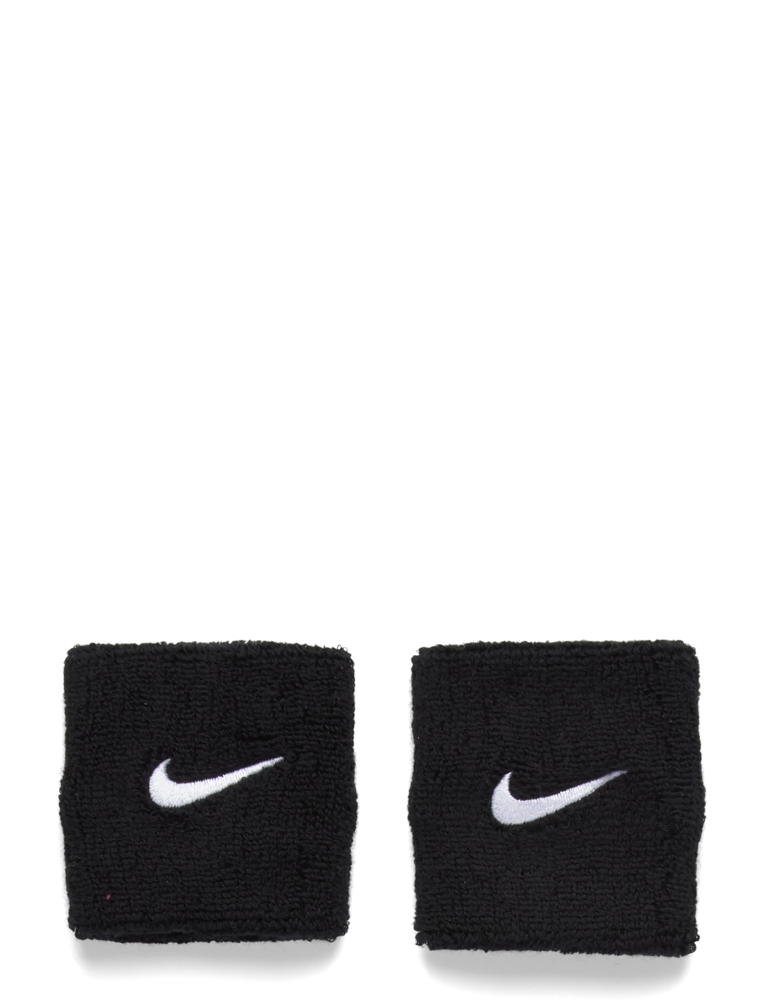 NIKE Equipment NIKE SWOOSH CLASSIC WRISTBANDS 2PK - Riešo raiščiai - BLACK/WHITE / black