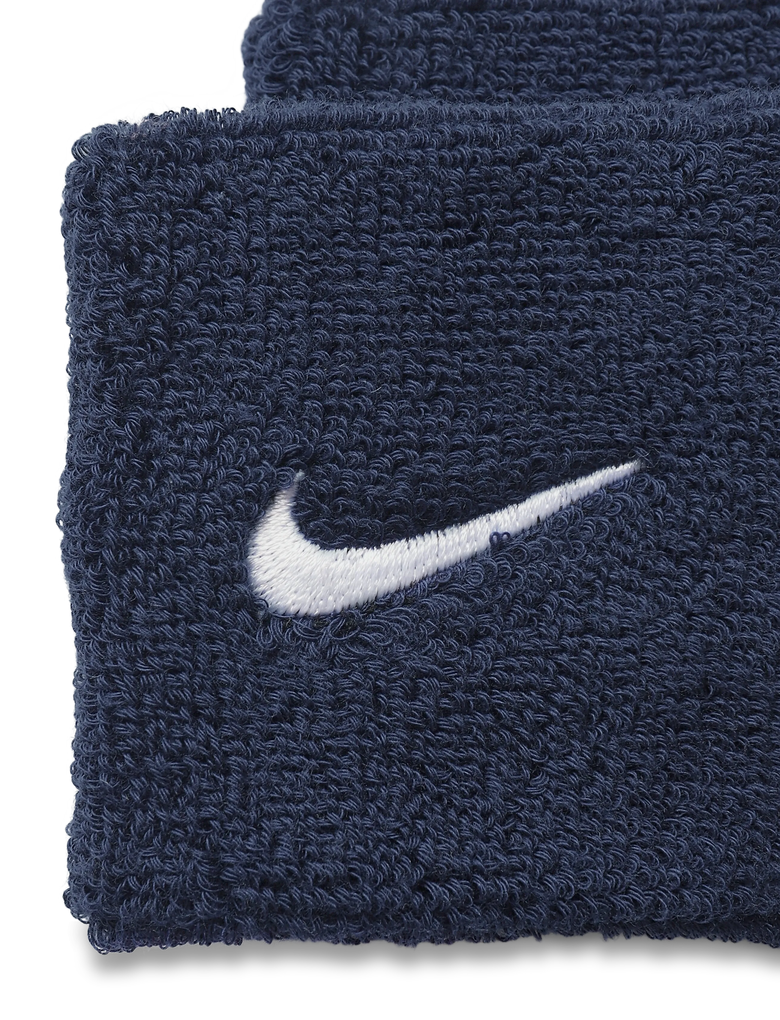 NIKE Equipment - NIKE SWOOSH CLASSIC WRISTBANDS 2PK - handgelenk-schweißband - college navy/white - 2