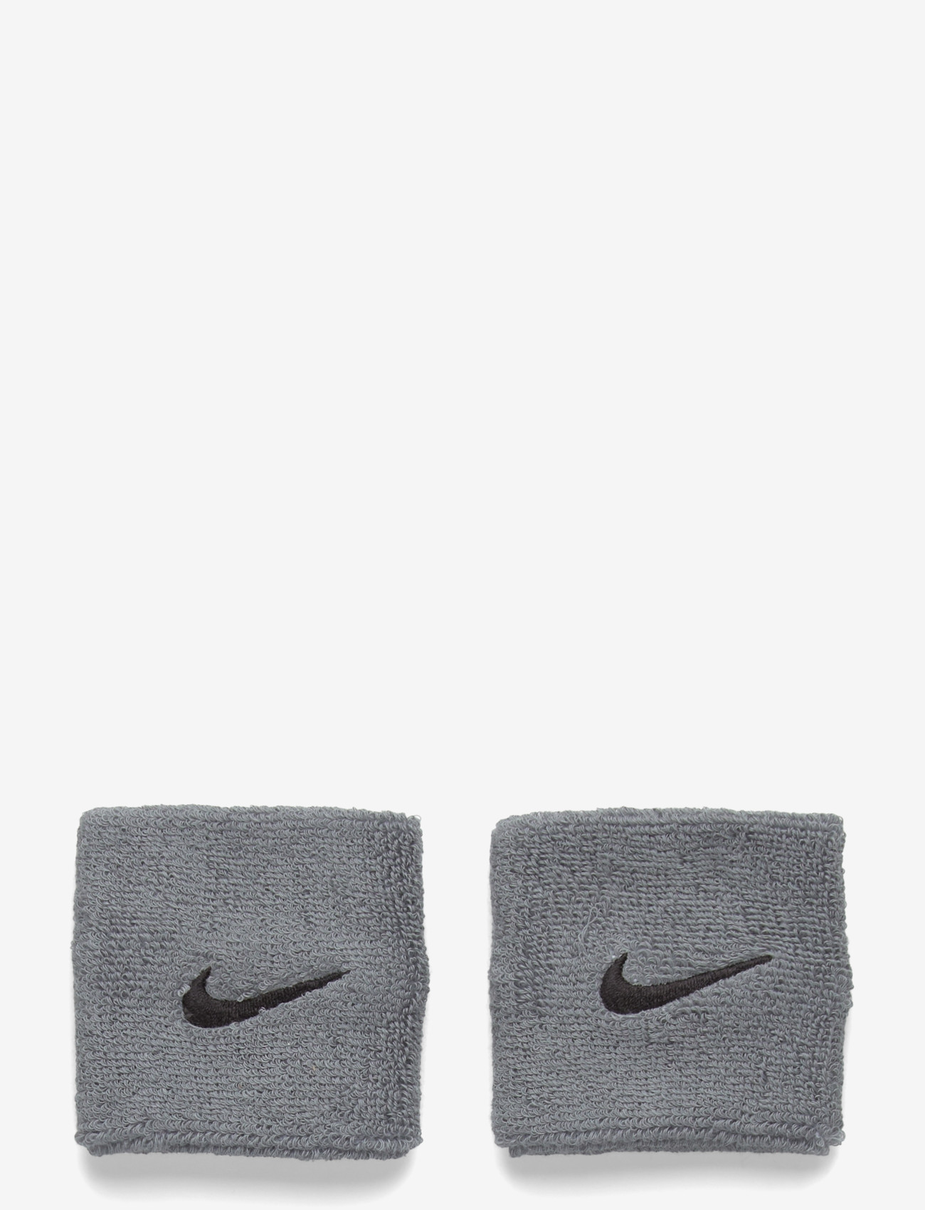 NIKE Equipment - NIKE SWOOSH CLASSIC WRISTBANDS 2PK - svettarmband - cool grey/black - 0