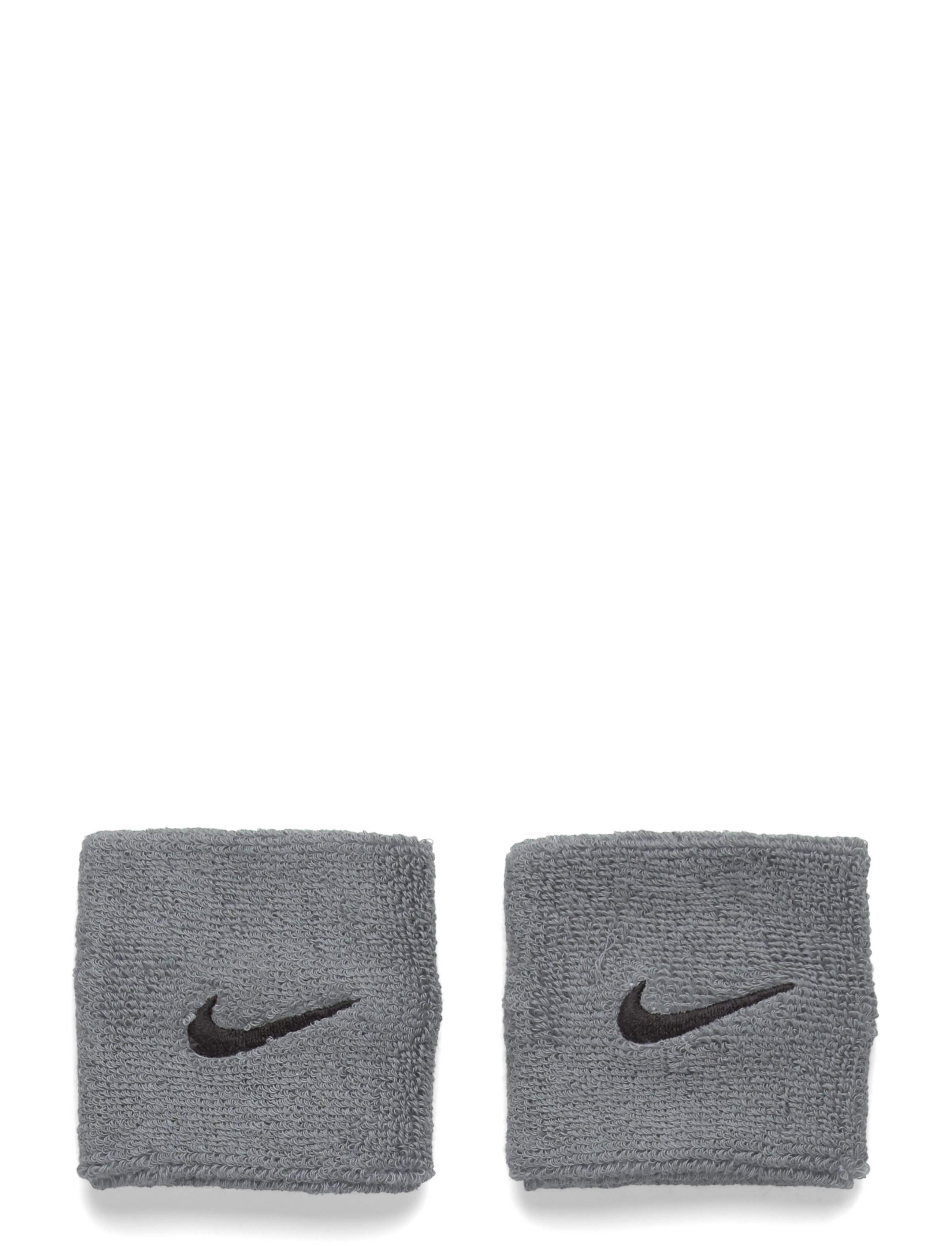 NIKE Equipment NIKE SWOOSH CLASSIC WRISTBANDS 2PK - Svettearmbånd - COOL GREY/BLACK / grey