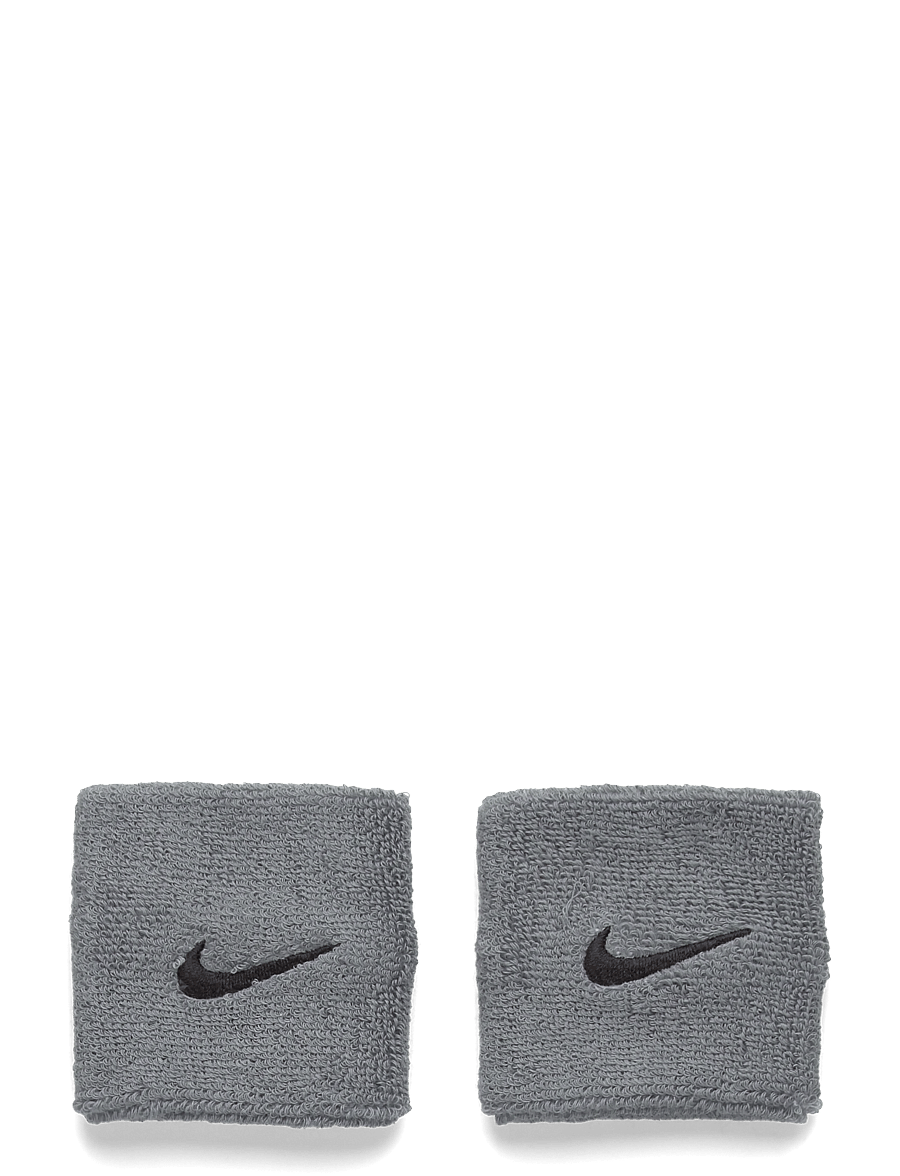 NIKE Equipment - NIKE SWOOSH CLASSIC WRISTBANDS 2PK - handgelenk-schweißband - cool grey/black - 0