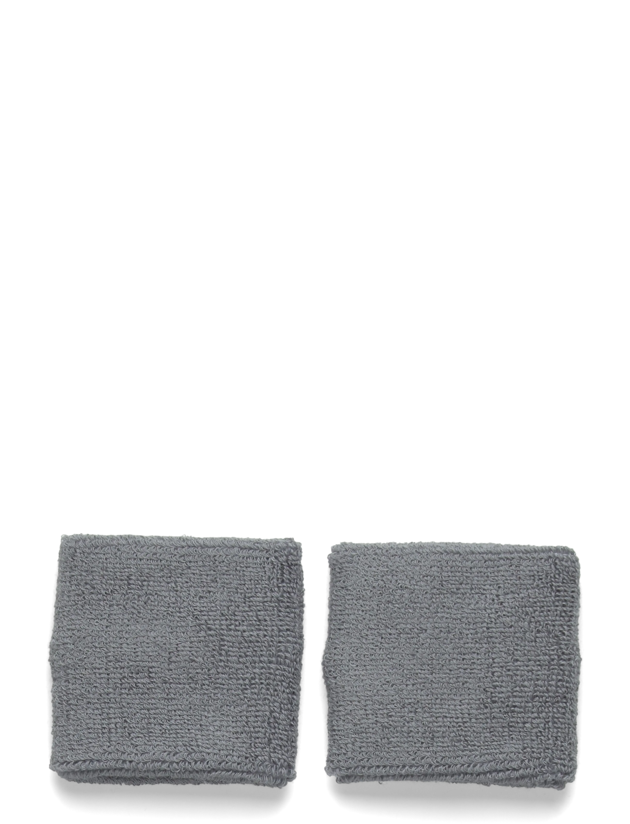 NIKE Equipment - NIKE SWOOSH CLASSIC WRISTBANDS 2PK - svedarmbånd - cool grey/black - 1