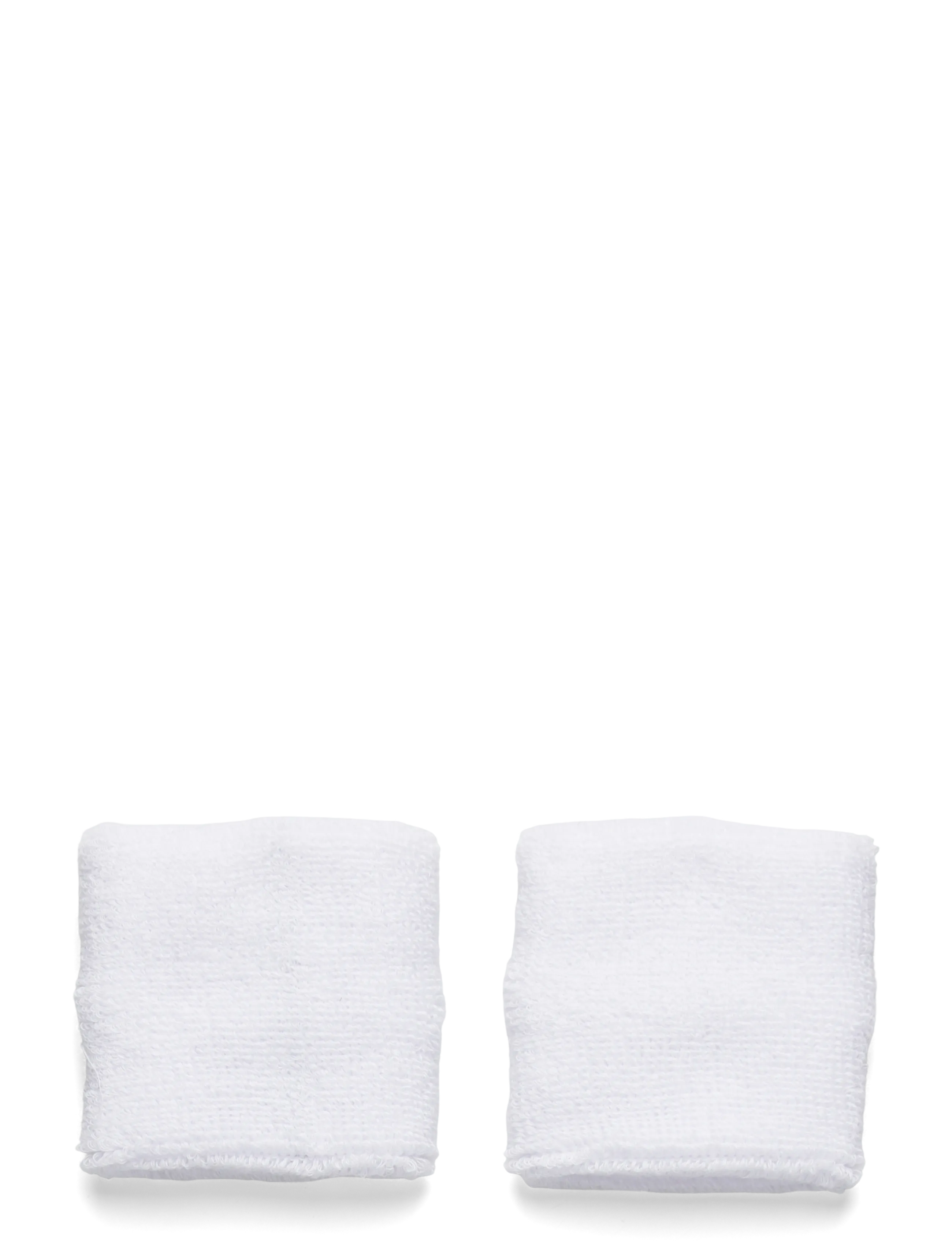 NIKE Equipment - NIKE SWOOSH CLASSIC WRISTBANDS 2PK - svedarmbånd - white/black - 1