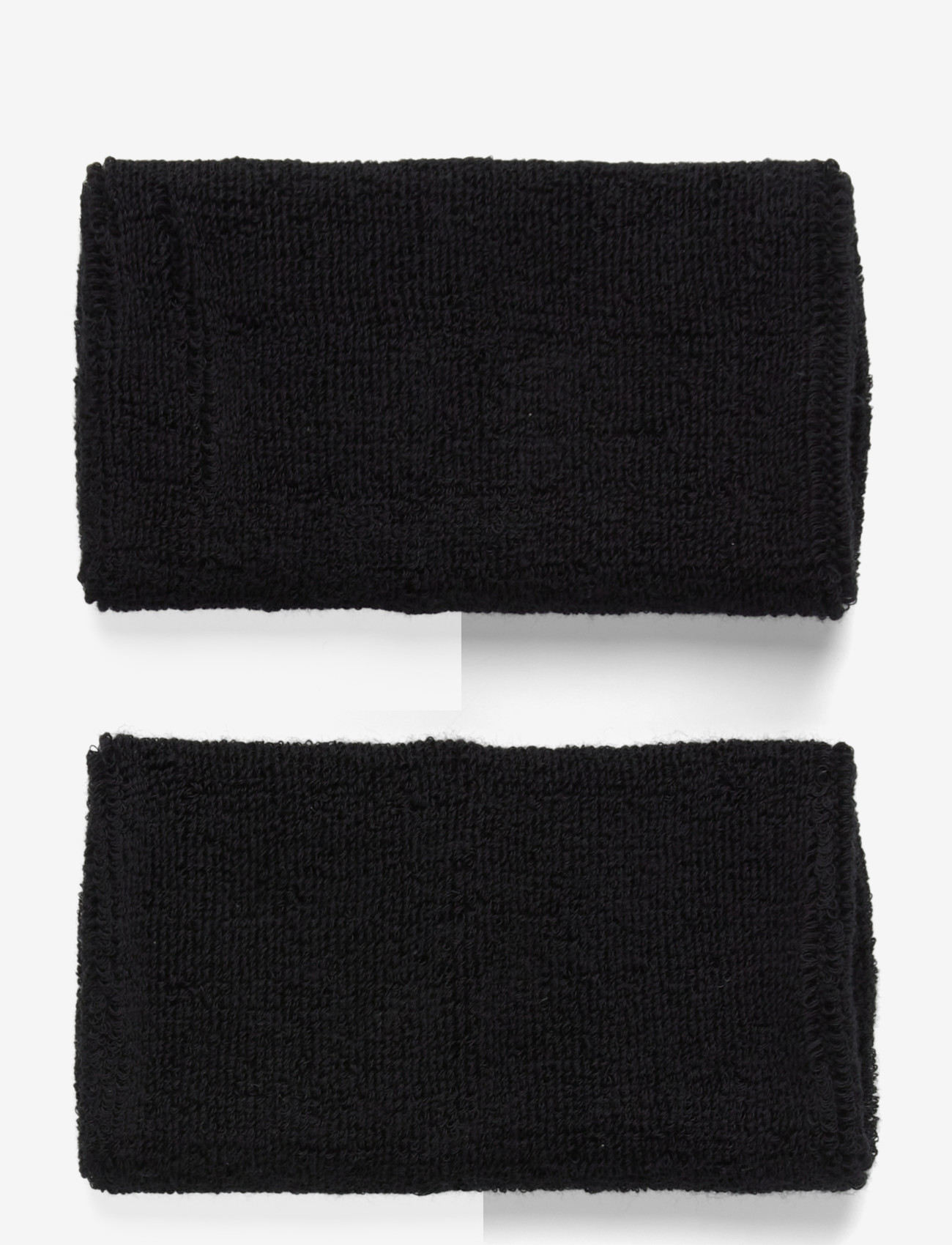 NIKE Equipment - NIKE SWOOSH CLASSIC DOUBLEWIDE WRISTBANDS 2PK - riešo raiščiai - black/white - 1