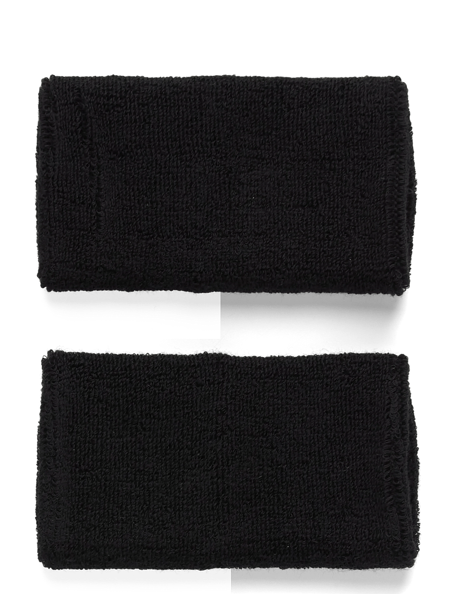 NIKE Equipment - NIKE SWOOSH CLASSIC DOUBLEWIDE WRISTBANDS 2PK - handgelenk-schweißband - black/white - 1