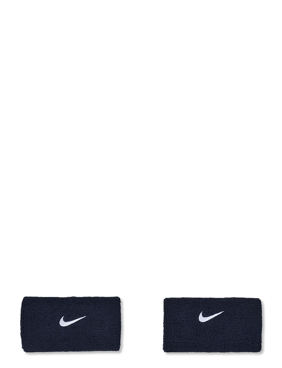 NIKE Equipment - NIKE SWOOSH CLASSIC DOUBLEWIDE WRISTBANDS 2PK - handgelenk-schweißband - college navy/white - 0