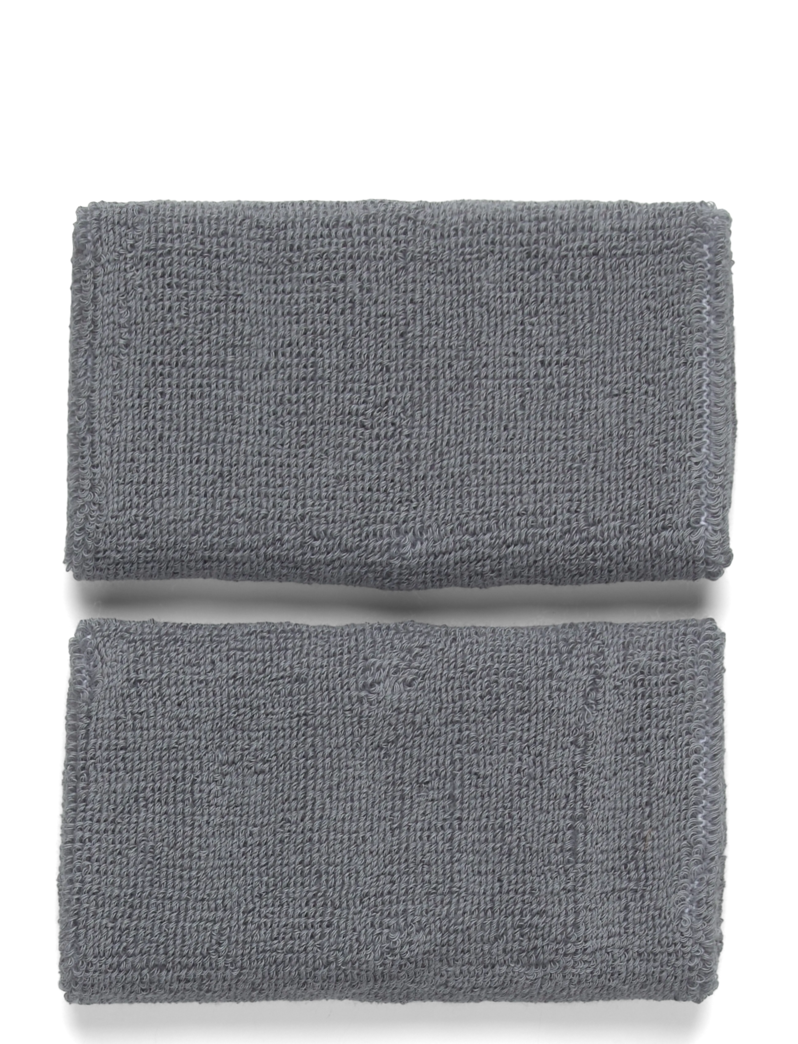 NIKE Equipment - NIKE SWOOSH CLASSIC DOUBLEWIDE WRISTBANDS 2PK - svedarmbånd - cool grey/black - 1