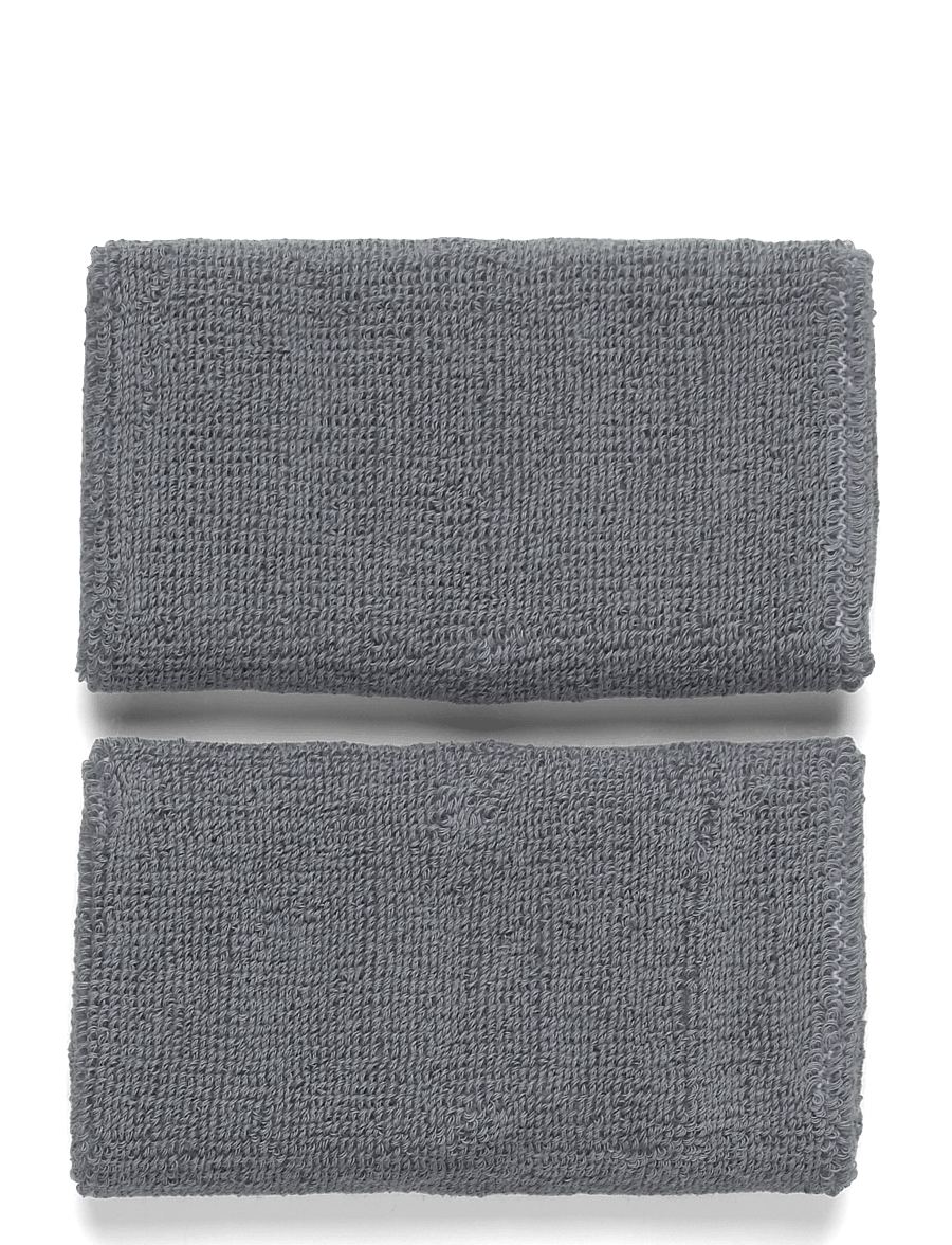 NIKE Equipment - NIKE SWOOSH CLASSIC DOUBLEWIDE WRISTBANDS 2PK - handgelenk-schweißband - cool grey/black - 1