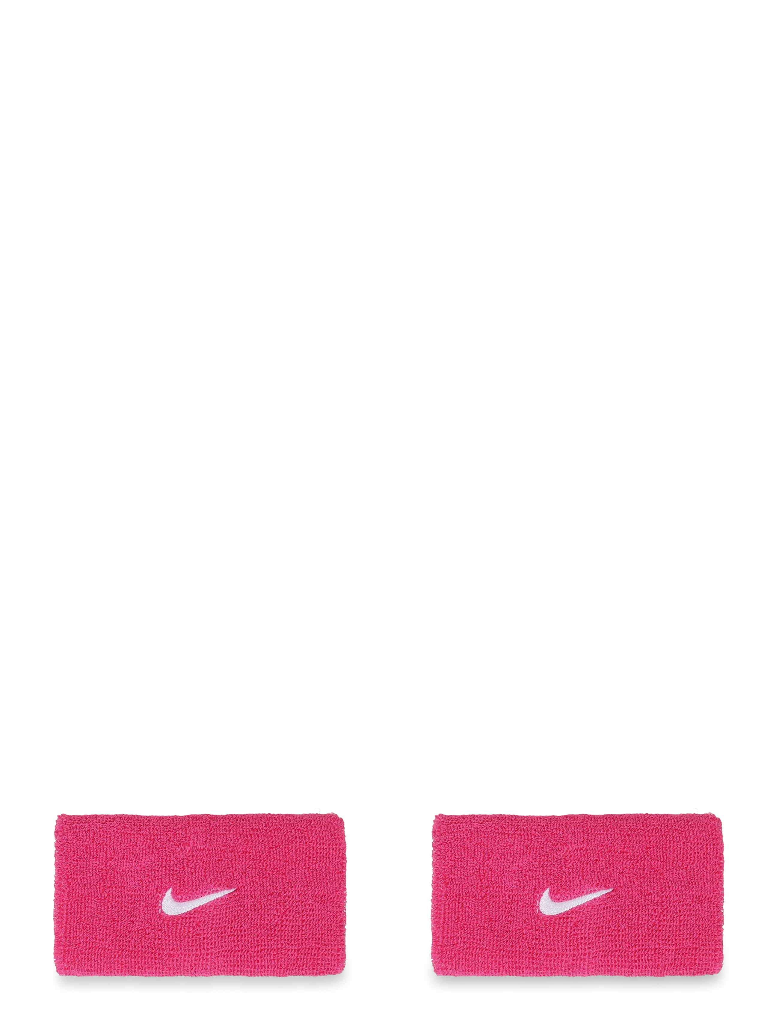 NIKE Equipment NIKE SWOOSH CLASSIC DOUBLEWIDE WRISTBANDS 2PK - Ausrüstung - VIVID PINK/WHITE / pink/rose