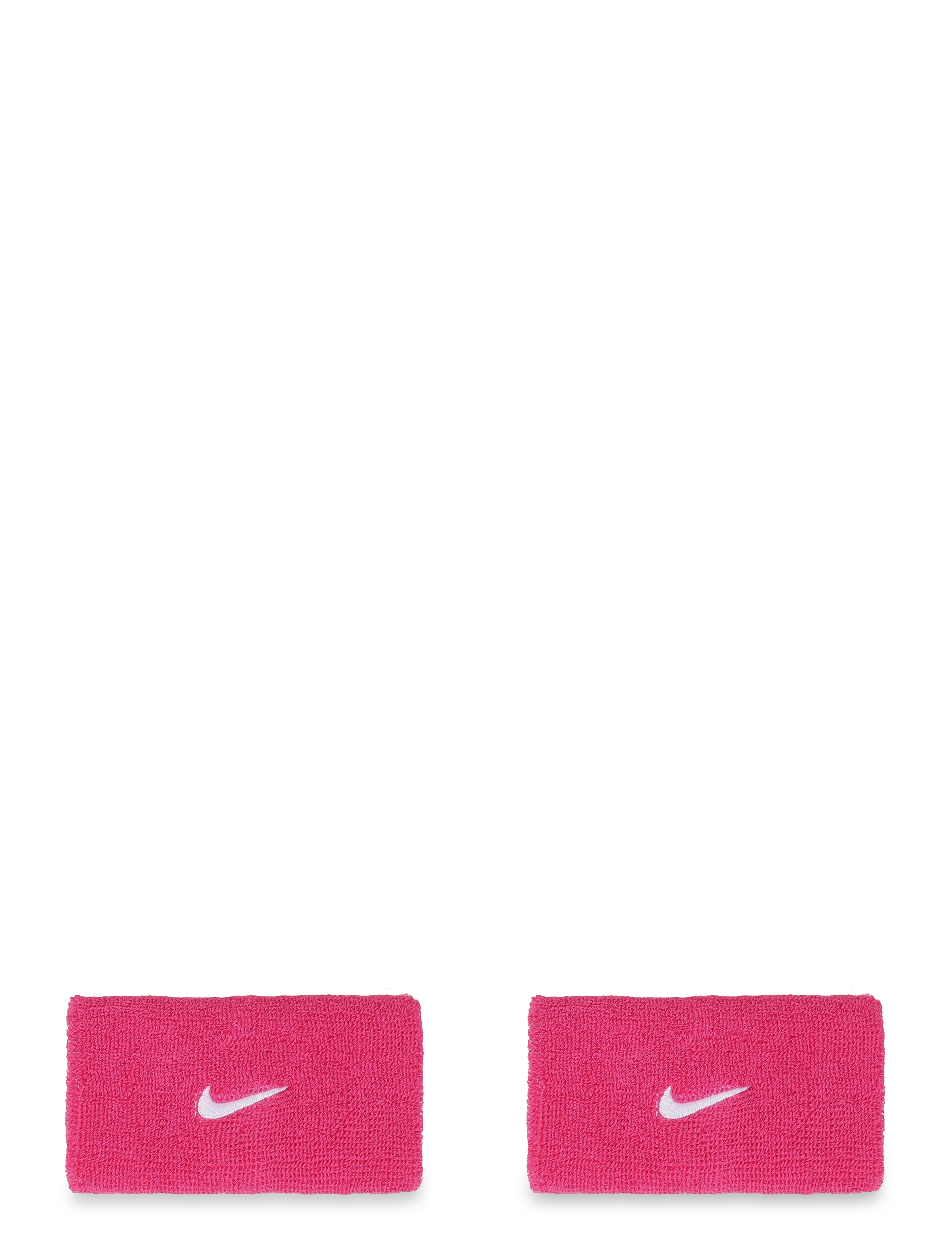 NIKE Equipment NIKE SWOOSH CLASSIC DOUBLEWIDE WRISTBANDS 2PK - NIKE - VIVID PINK/WHITE / pink/rose