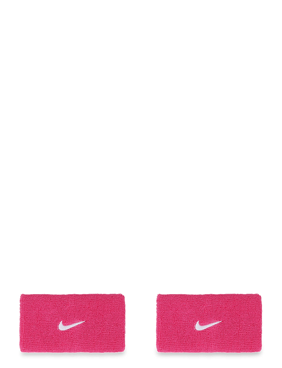 NIKE Equipment - NIKE SWOOSH CLASSIC DOUBLEWIDE WRISTBANDS 2PK - handgelenk-schweißband - vivid pink/white - 0