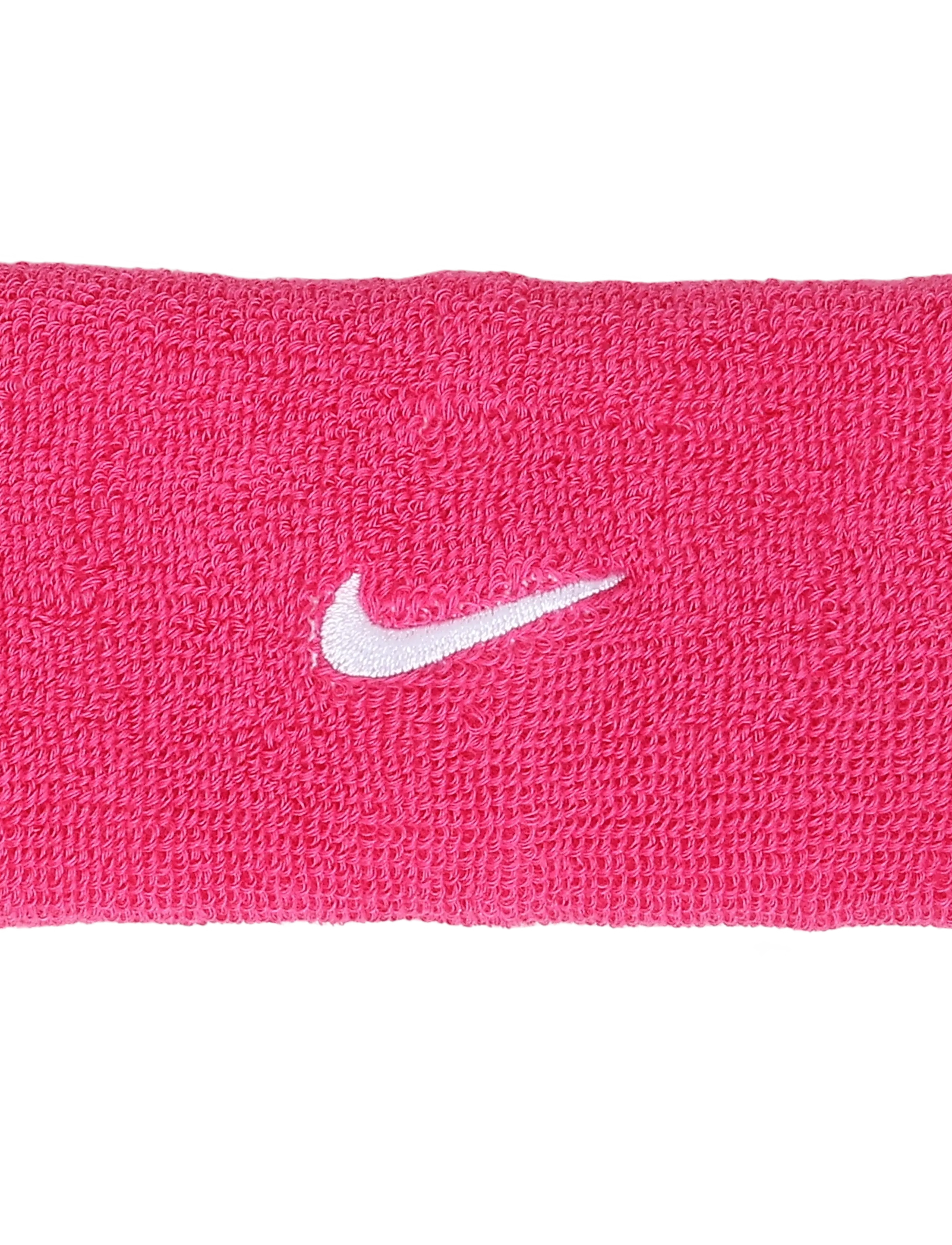 NIKE Equipment - NIKE SWOOSH CLASSIC DOUBLEWIDE WRISTBANDS 2PK - svettarmband - vivid pink/white - 2