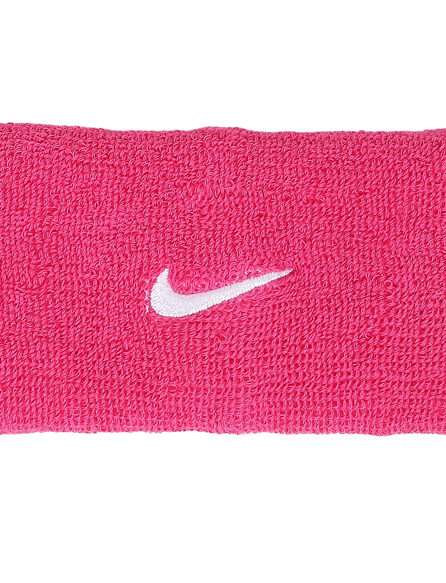 NIKE Equipment - NIKE SWOOSH CLASSIC DOUBLEWIDE WRISTBANDS 2PK - handgelenk-schweißband - vivid pink/white - 2