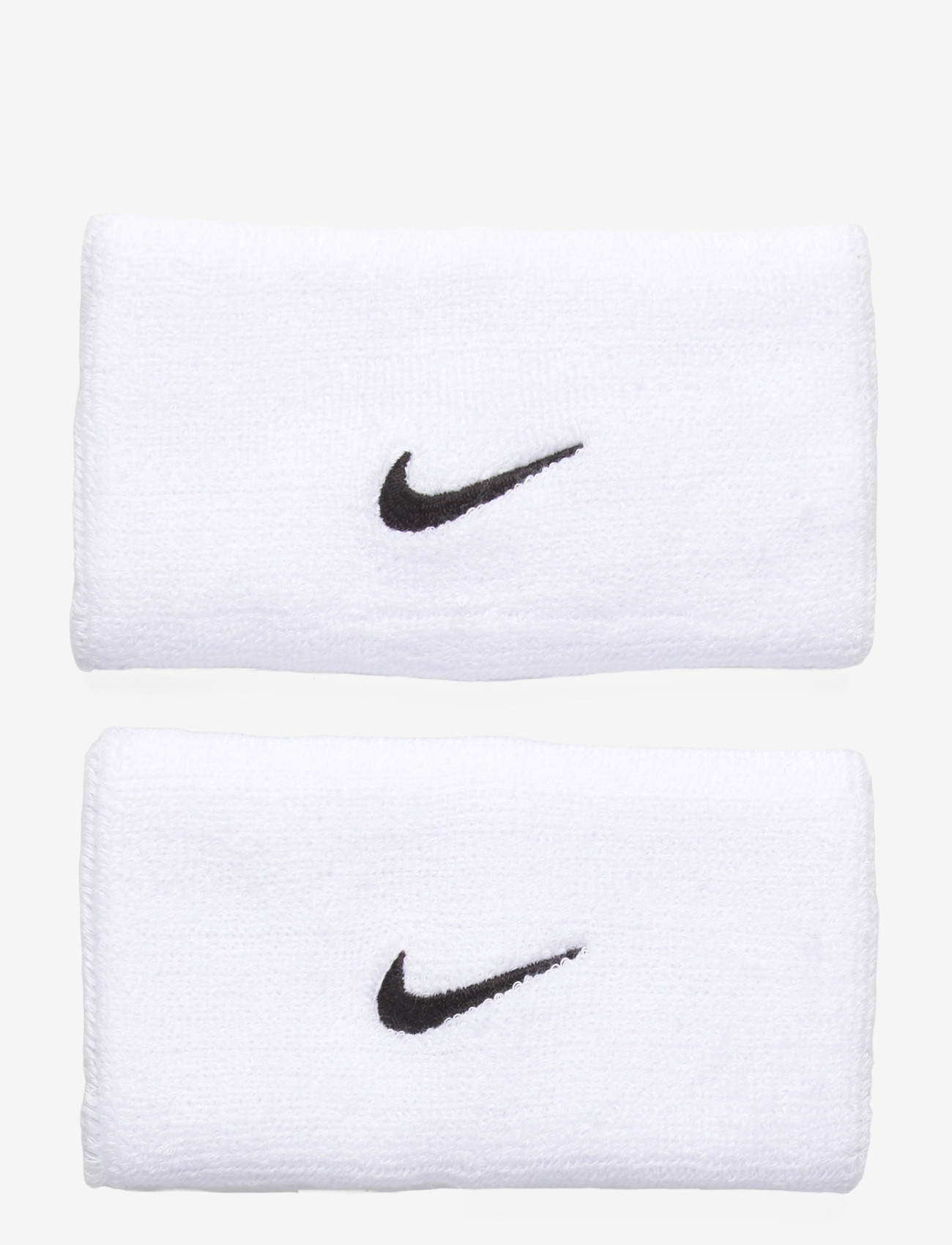 NIKE Equipment - NIKE SWOOSH CLASSIC DOUBLEWIDE WRISTBANDS 2PK - sweat wristbands - white/black - 0