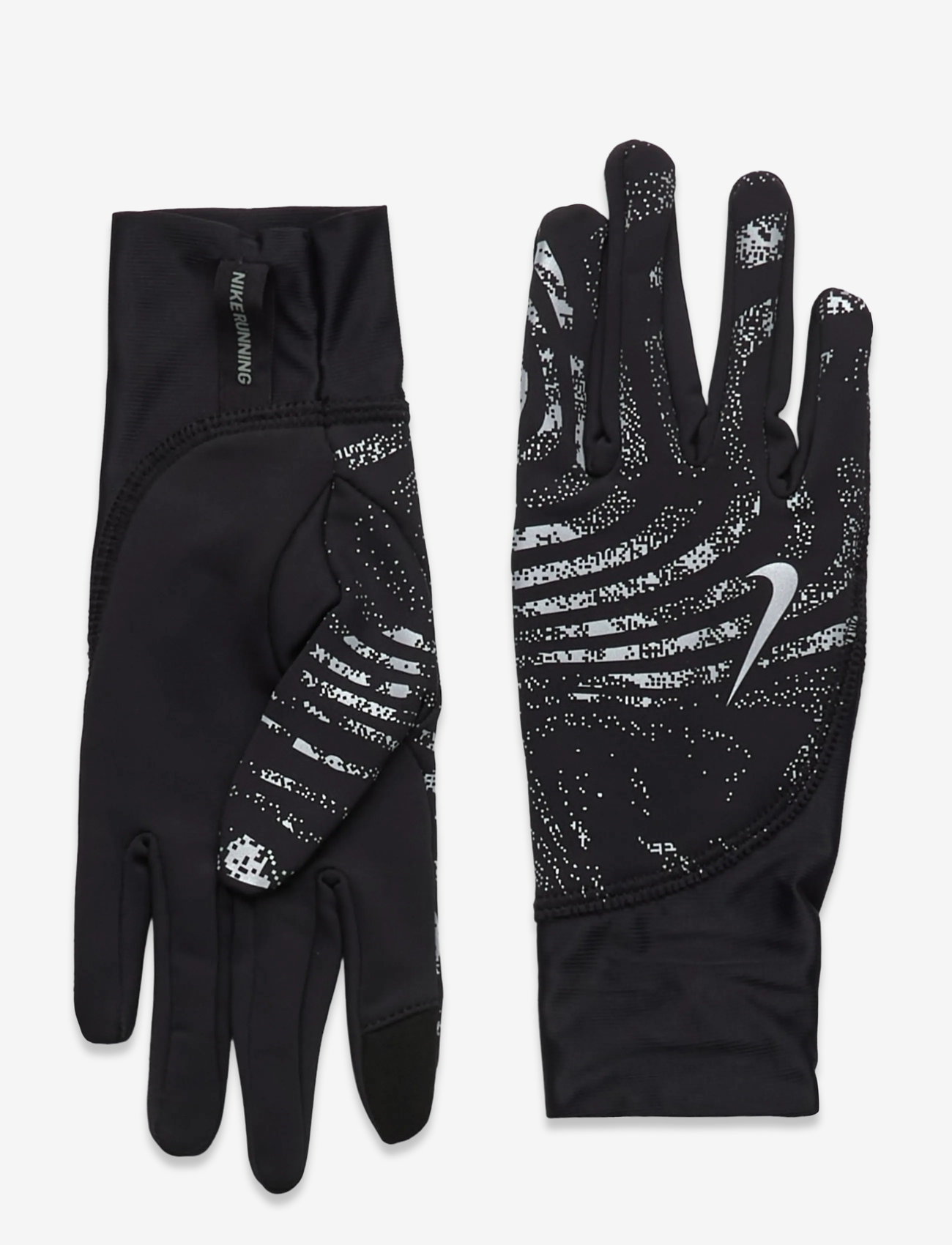 NIKE Equipment - NIKE W PACER MIDWEIGHT RG REFLECTIVE - fingerhandschuhe - black/black/silver - 0