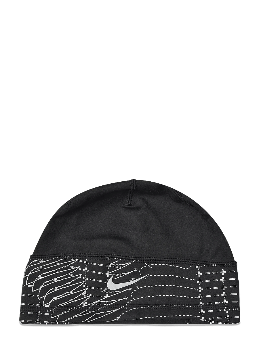 NIKE Equipment - NIKE U DRI-FIT TERRA UNCUFFED BEANIE REFLECTIVE - mützen - black/black/silver - 0