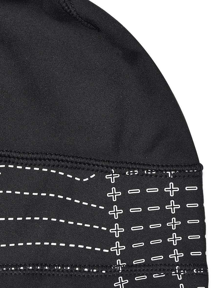 NIKE Equipment - NIKE U DRI-FIT TERRA UNCUFFED BEANIE REFLECTIVE - mützen - black/black/silver - 2