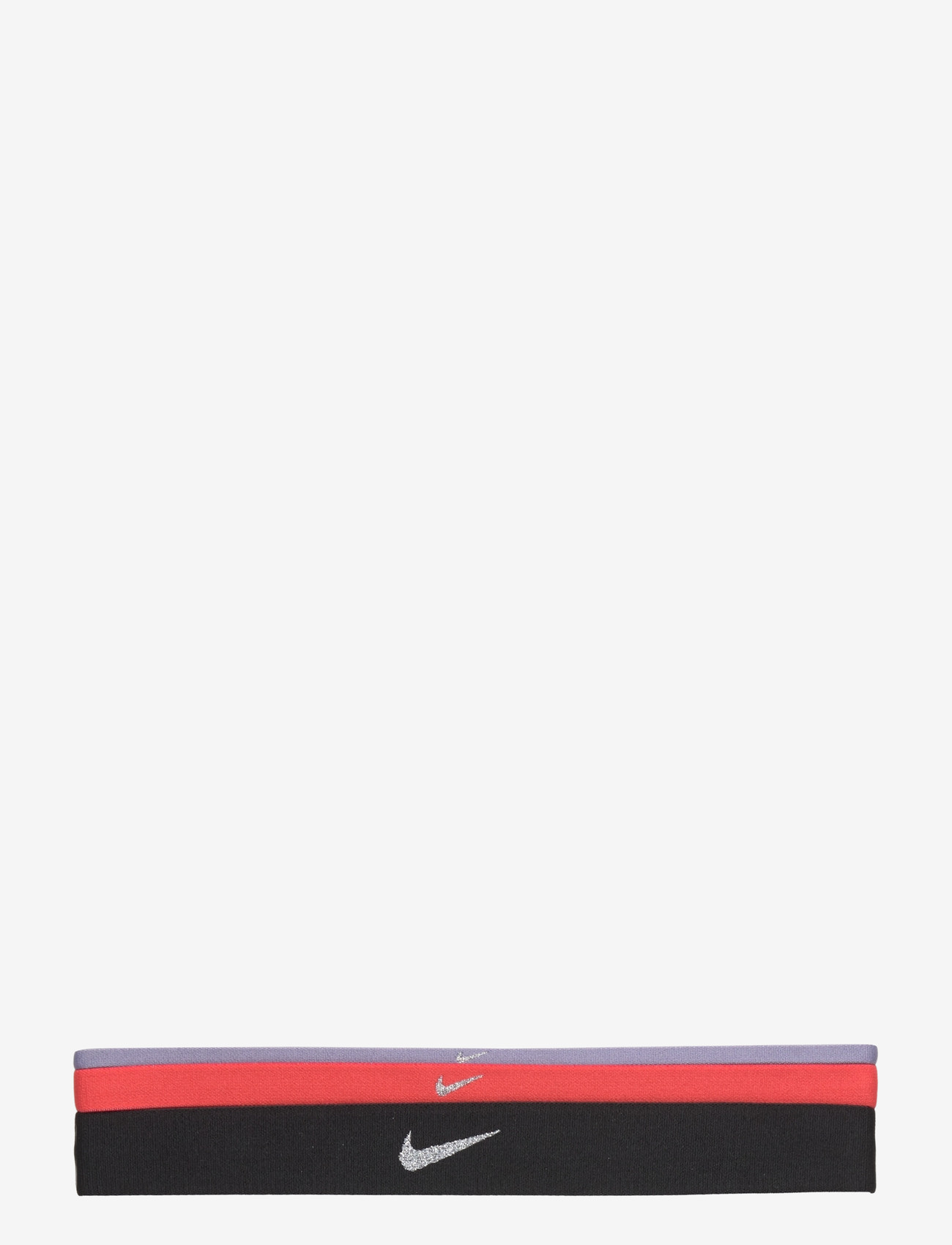 NIKE Equipment - NIKE FLEX CLASSIC MIXED WIDTH HEADBANDS 3 PK METALLIC - stirnbänder - iron purple/ember glow/metallic silver - 0
