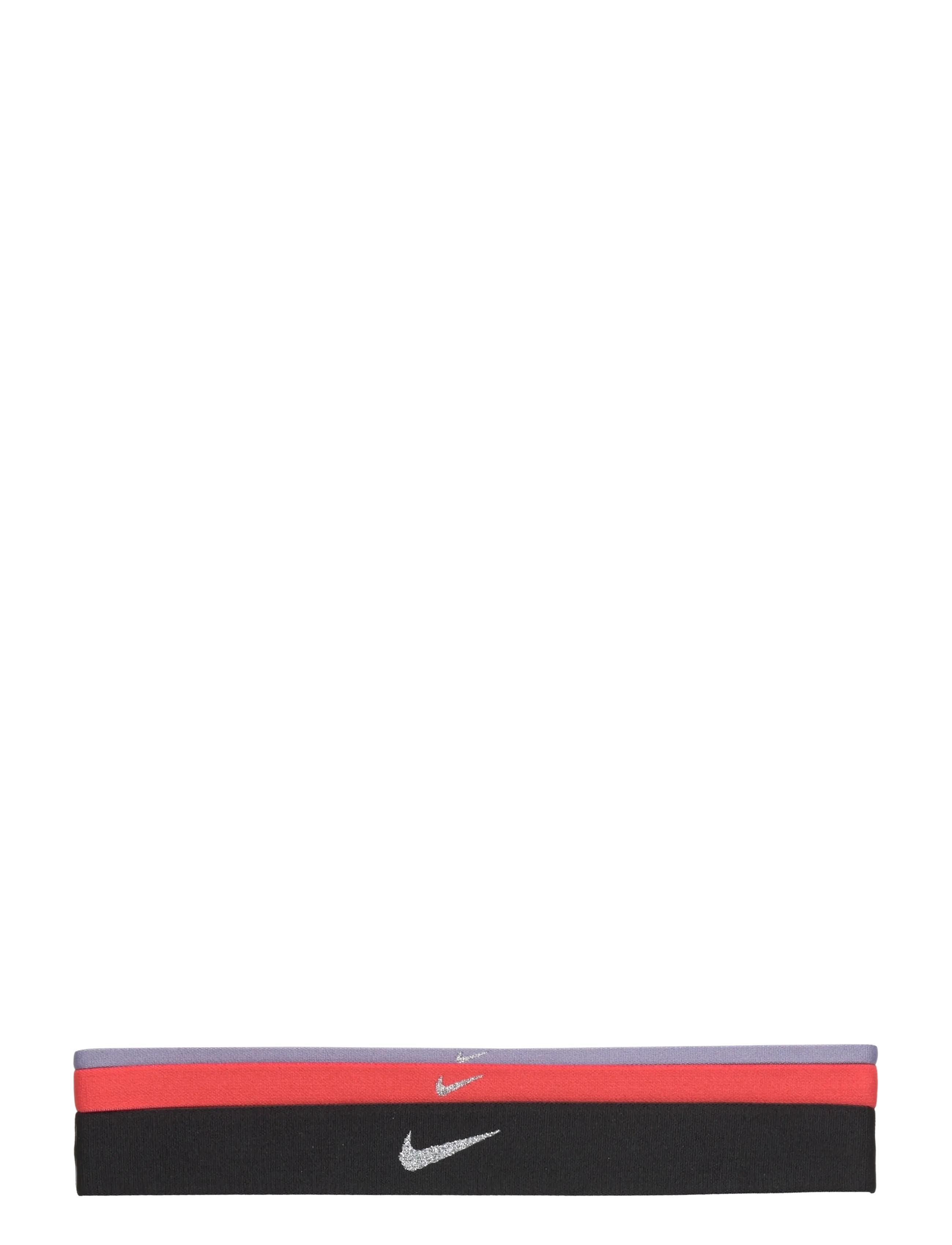 NIKE Equipment NIKE FLEX CLASSIC MIXED WIDTH HEADBANDS 3 PK METALLIC - Tilbehør - IRON PURPLE/EMBER GLOW/METALLIC SILVER / multi