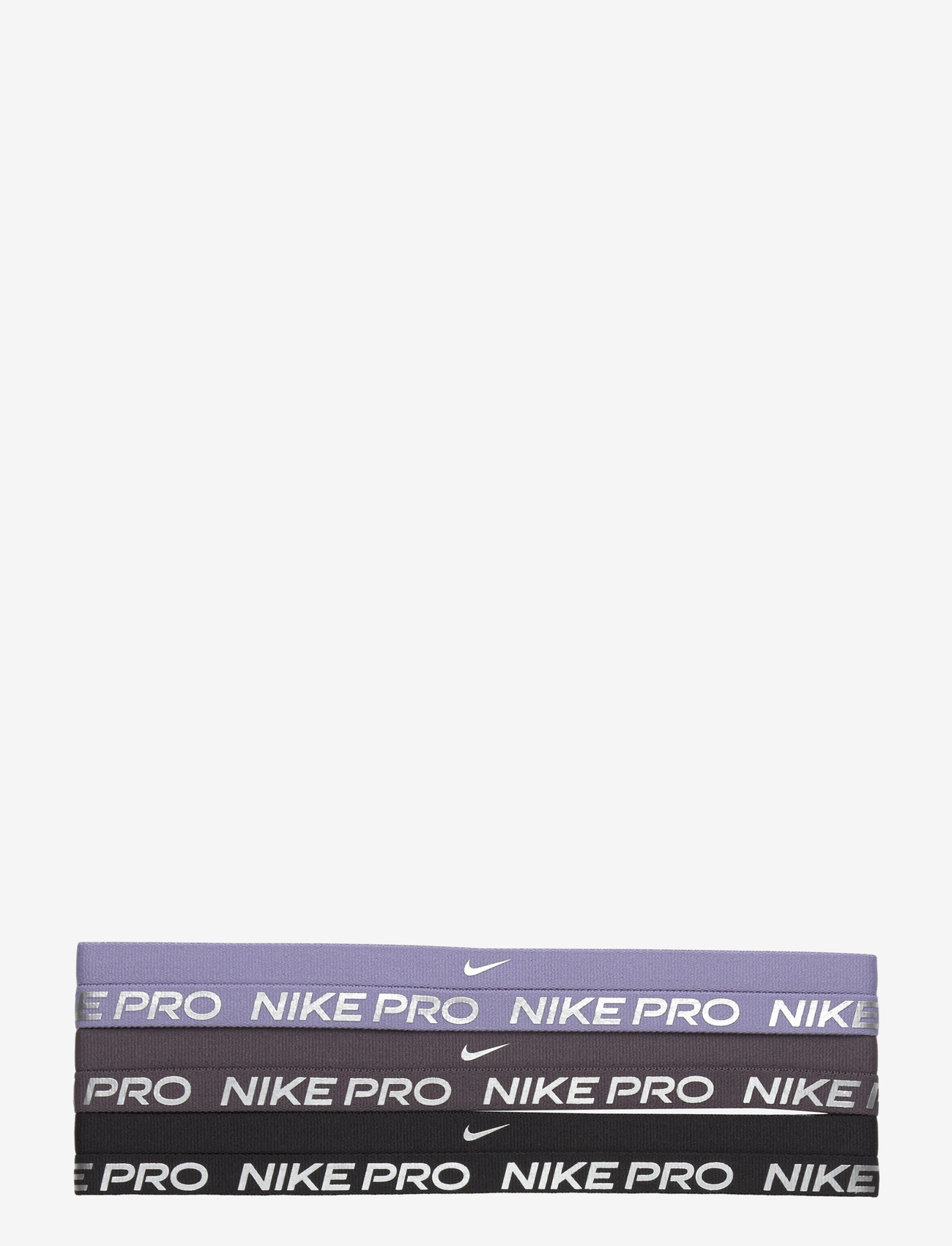 NIKE Equipment - NIKE FLEX CLASSIC HEADBANDS 6PK PRINTED METALLIC - headbands - iron purple/thunder grey/metallic silver - 0