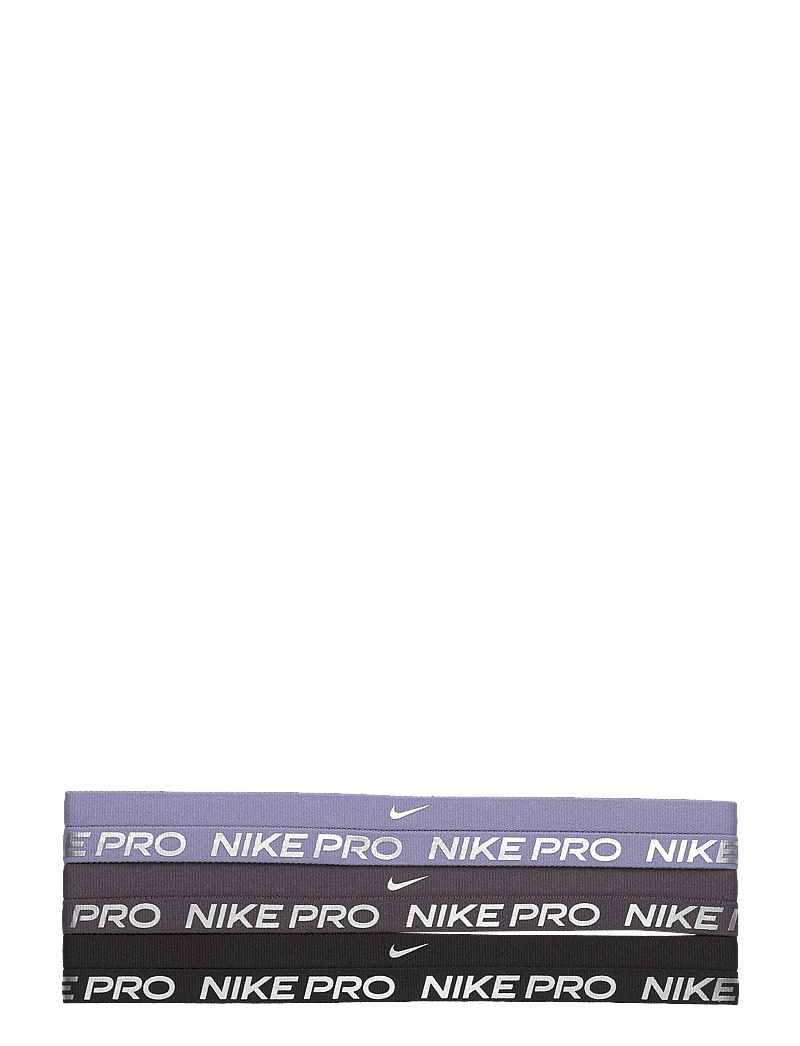 NIKE Equipment - NIKE FLEX CLASSIC HEADBANDS 6PK PRINTED METALLIC - pandebånd - iron purple/thunder grey/metallic silver - 0