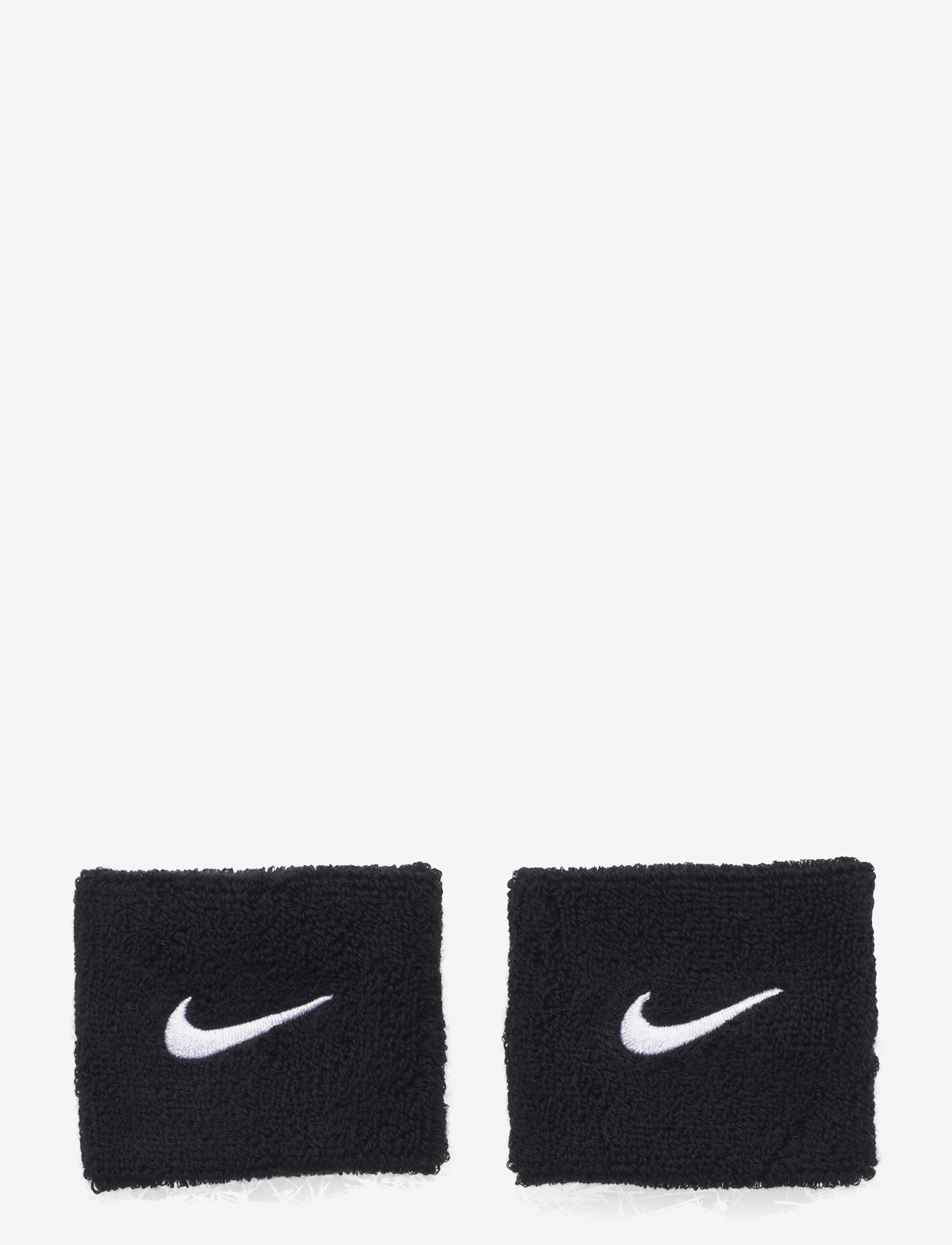 NIKE Equipment - NIKE SWOOSH WRISTBANDS 2 PK - svettarmband - black/white - 0