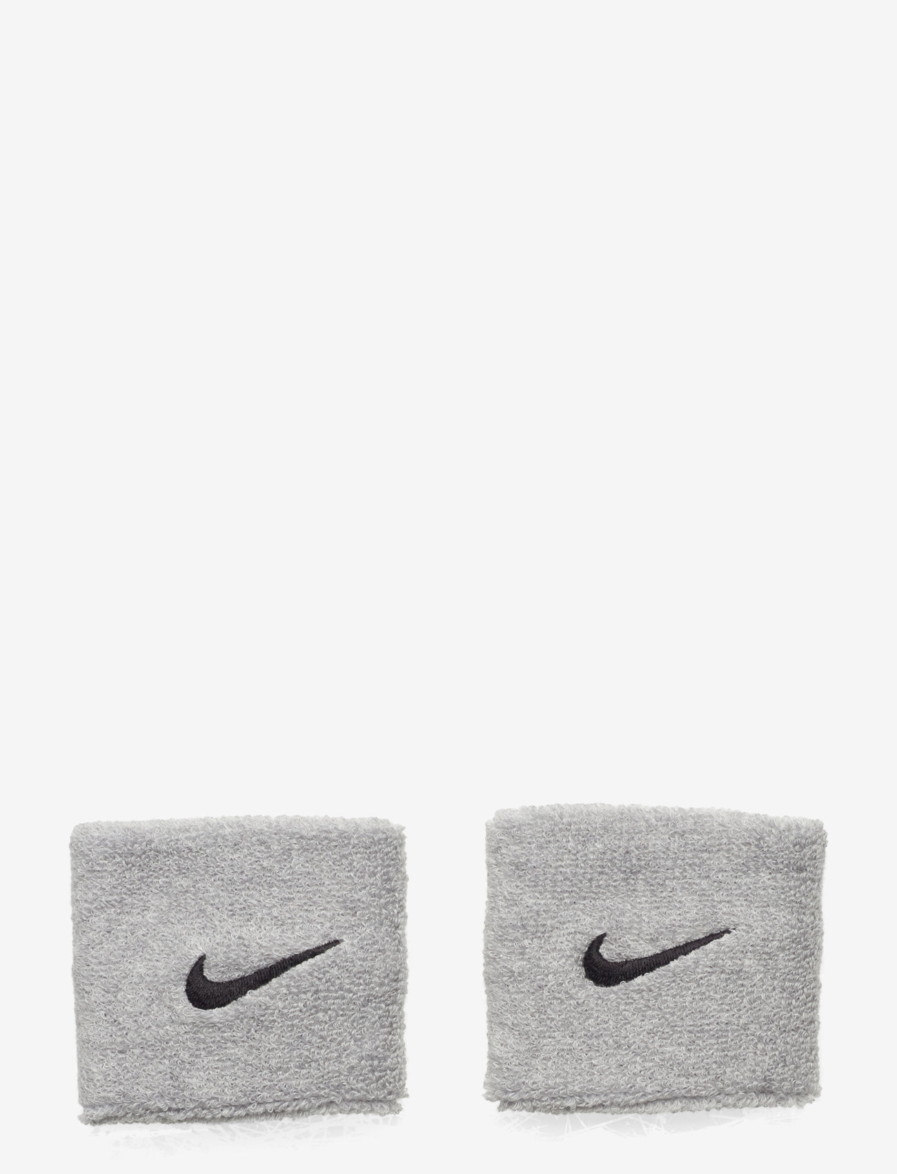 NIKE Equipment - NIKE SWOOSH WRISTBANDS 2 PK - svettarmband - grey heather/black - 0