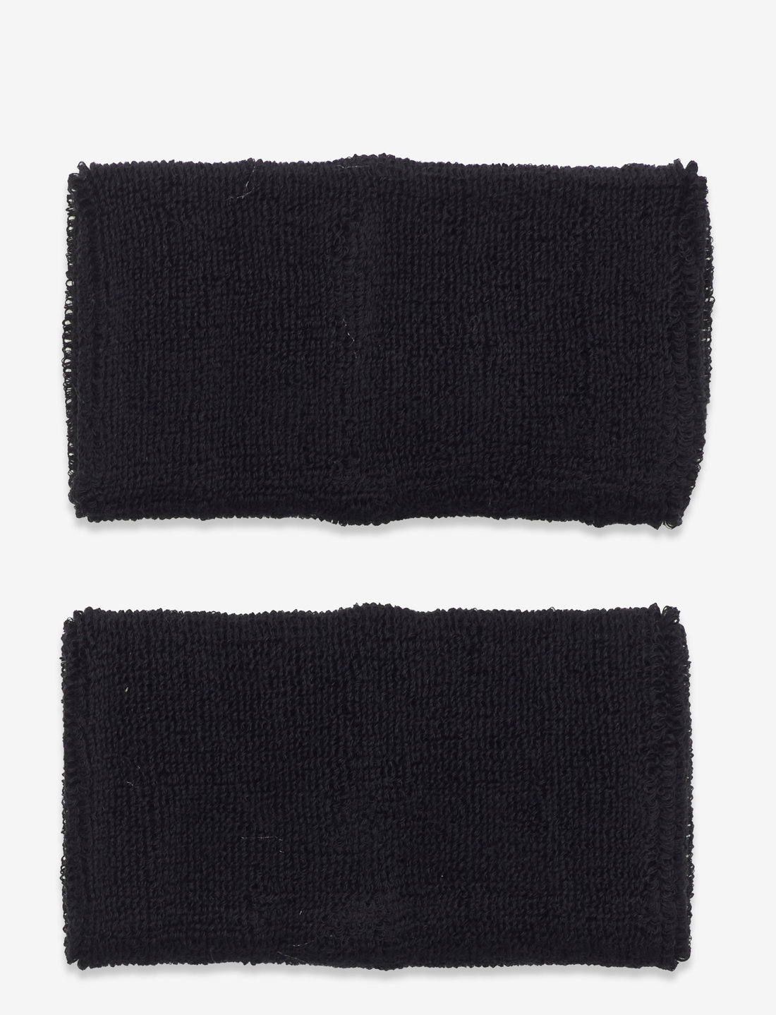 NIKE Equipment - NIKE SWOOSH DOUBLEWIDE WRISTBANDS 2 PK - svedarmbånd - black/white - 1