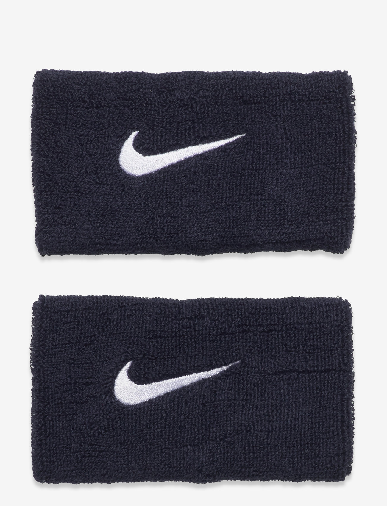 NIKE Equipment - NIKE SWOOSH DOUBLEWIDE WRISTBANDS 2 PK - handgelenk-schweißband - obsidian/white - 0