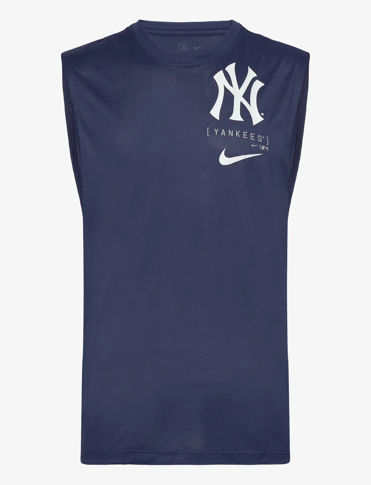 NIKE Fan Gear - New York Yankees Men's Nike Large Muscle Logo Tank - treenitopit - midnight navy - 0