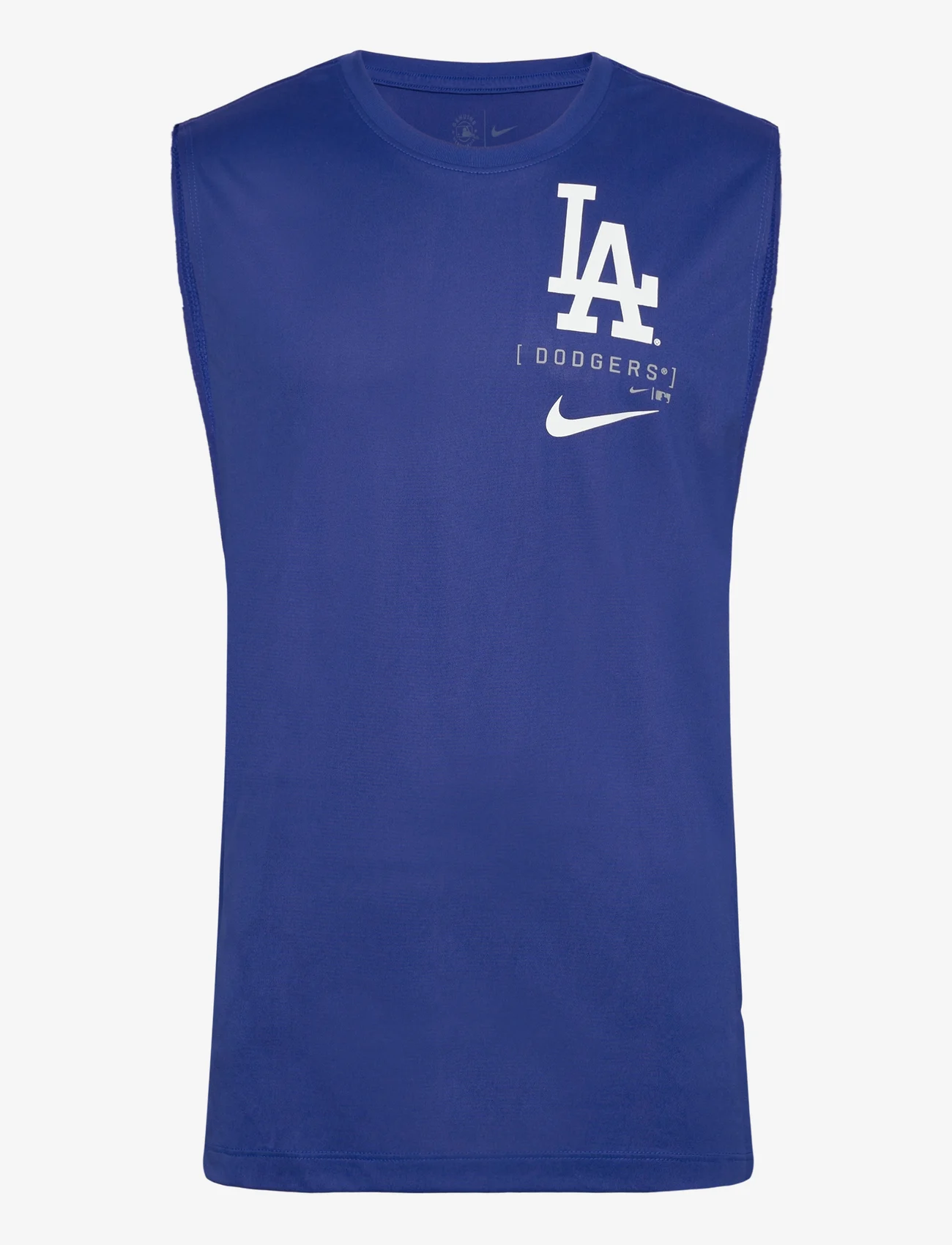 NIKE Fan Gear - Los Angeles Dodgers Men's Nike Large Muscle Logo Tank - tank tops - rush blue - 0