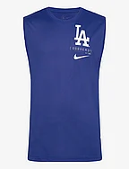 Los Angeles Dodgers Men's Nike Large Muscle Logo Tank - RUSH BLUE