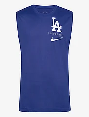 NIKE Fan Gear - Los Angeles Dodgers Men's Nike Large Muscle Logo Tank - zemākās cenas - rush blue - 0