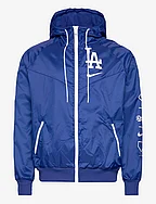 Los Angeles Dodgers Men's Nike Team Runner Windrunner Jacket - RUSH BLUE, RUSH BLUE, WHITE