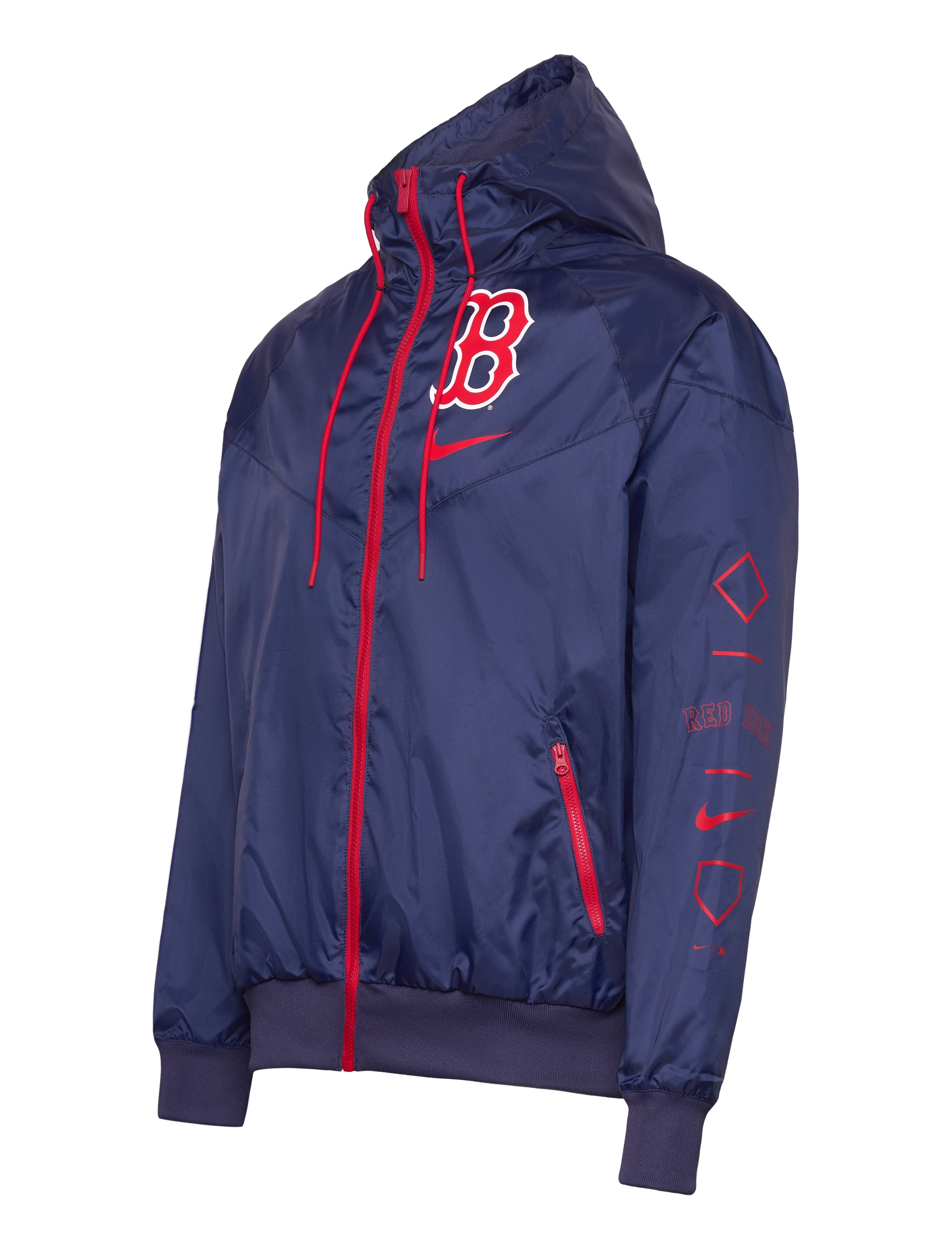 NIKE Fan Gear - Men's Nike Team Runner Windrunner Jacket - midnight navy/midnight navy/sport red - 2