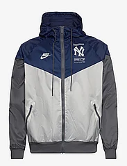 NIKE Fan Gear - New York Yankees Men's Nike Cooperstown Windrunner Jacket - kurtka przeciwwiatrowa - midnight navy, light bone, dark grey - 0