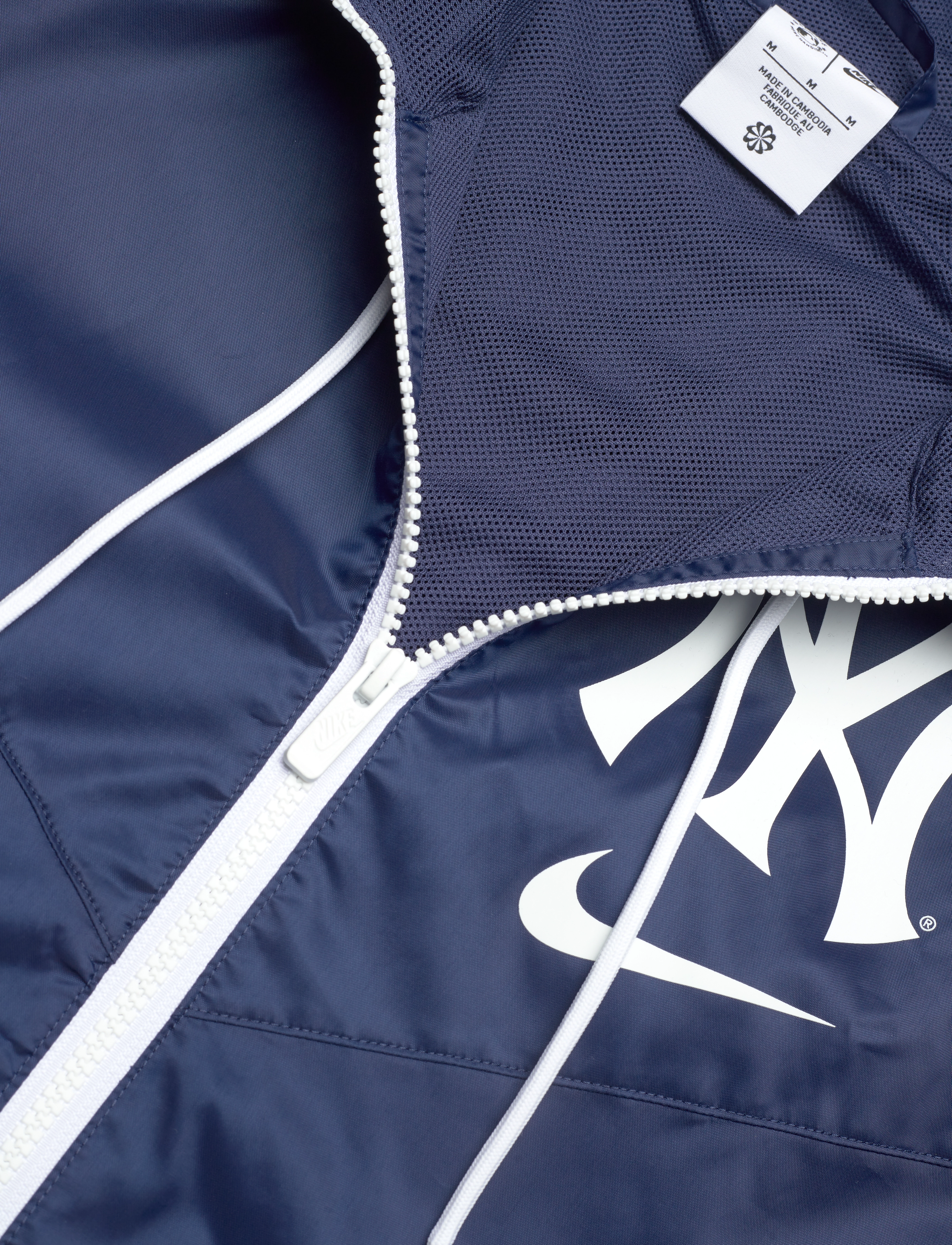 NIKE Fan Gear - New York Yankees Men's Nike Team Runner Windrunner Jacket - midnight navy, midnight navy, white - 3