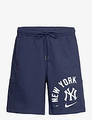 NIKE Fan Gear - New York Yankees Men's Nike Arched Kicker Fleece Short - sports shorts - midnight navy, midnight navy - 0
