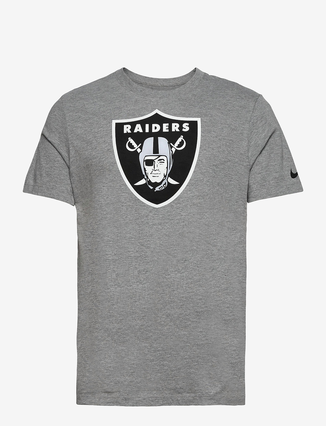 NIKE Fan Gear - Oakland Raiders Nike Logo Essential T-Shirt - dark grey heather - 0