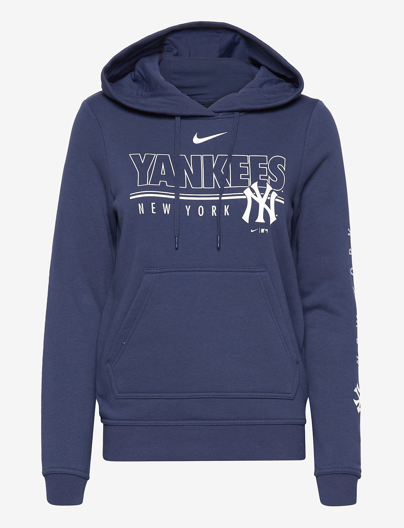 NIKE Fan Gear - New York Yankees Nike Team Outline Club Pullover Hoodie - midnight navy - 0