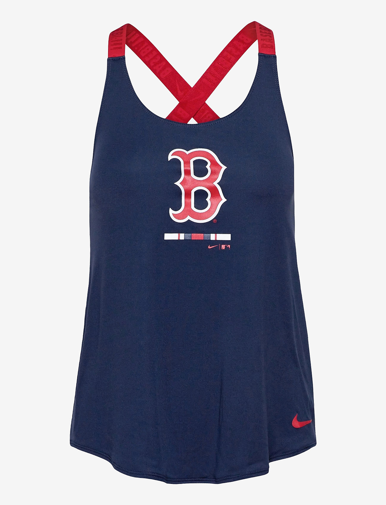 NIKE Fan Gear - Boston Red Sox Nike Legacy Dri-Fit Elastika Tank Top - midnight navy - sport red - 0
