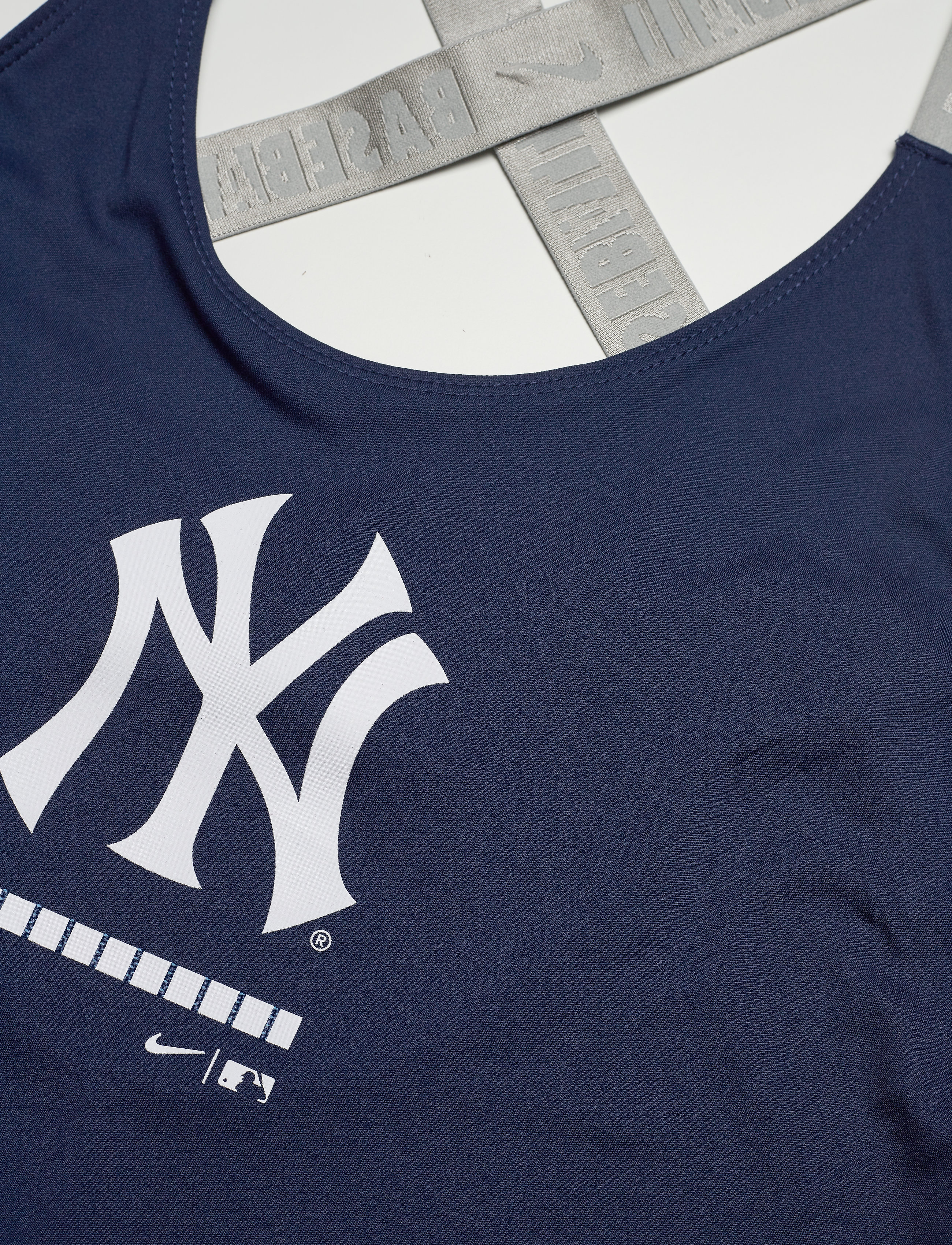 NIKE Fan Gear - New York Yankees Nike Legacy Dri-Fit Elastika Tank Top - midnight navy - medium silver - 2