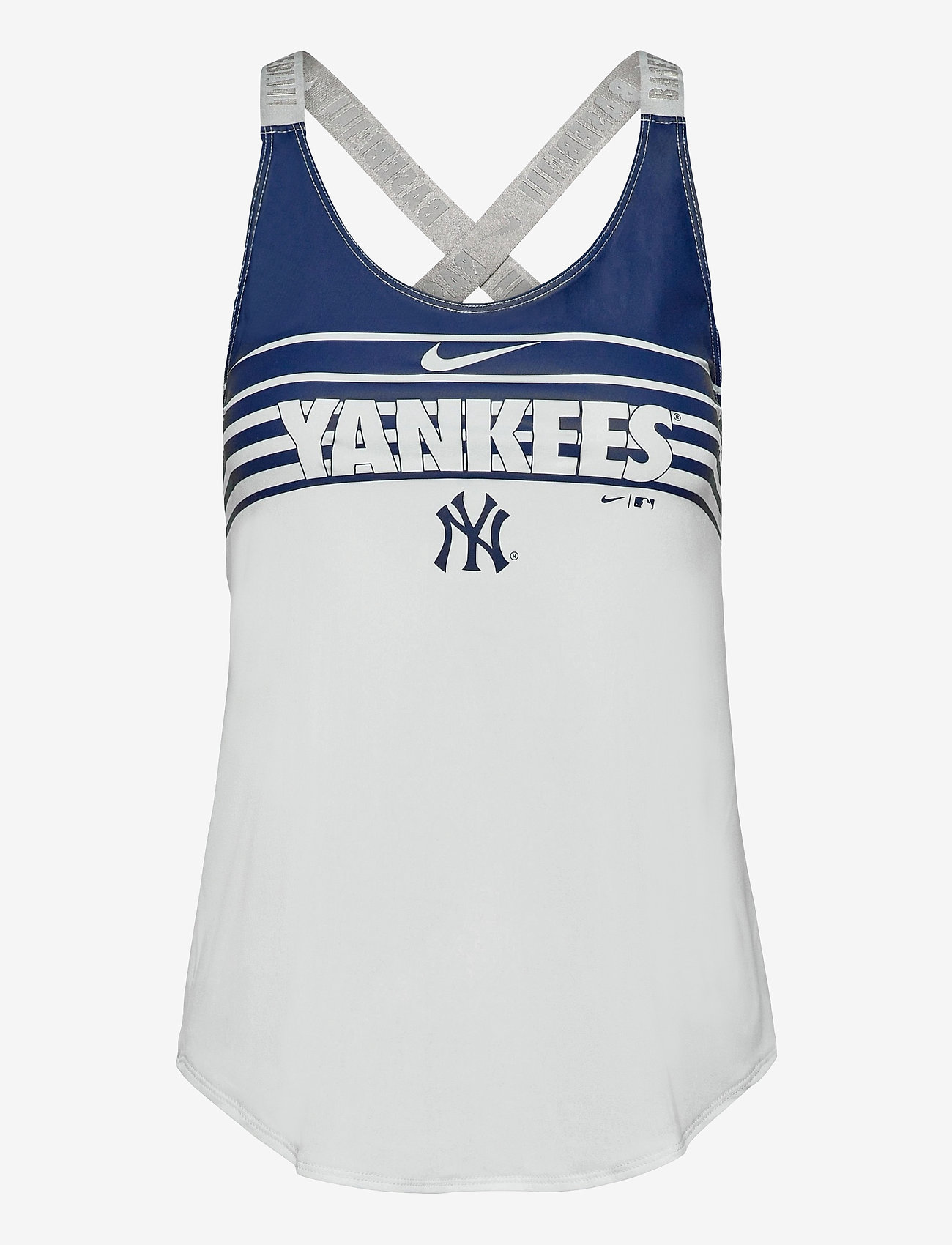 NIKE Fan Gear - New York Yankees Women's Nike Rising Stripe Dri-Fit Elastika - white - 0
