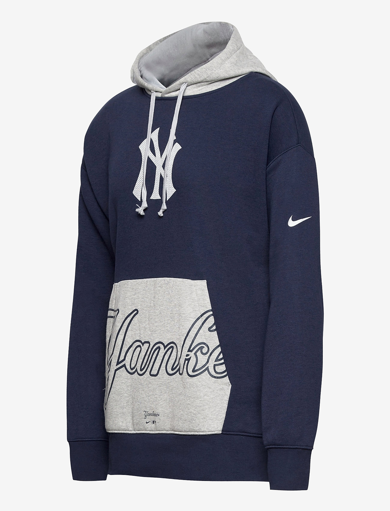 NIKE Fan Gear - New York Yankees Nike Crop Pocket Heritage Pullover Hoodie - midnight navy - 2