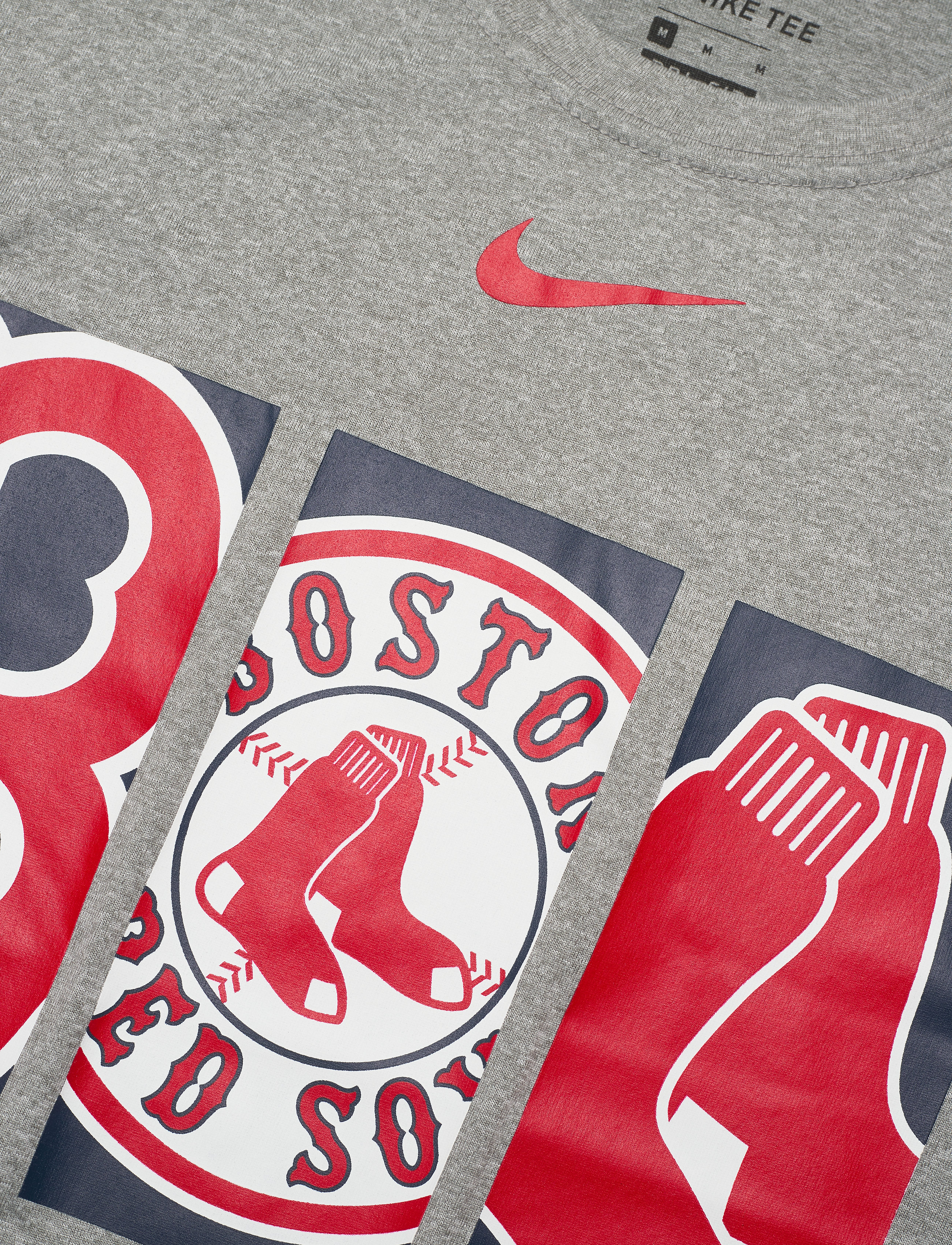 NIKE Fan Gear - Boston Red Sox Nike Tryptich Logo Legend T-Shirt - dark grey heather - 2