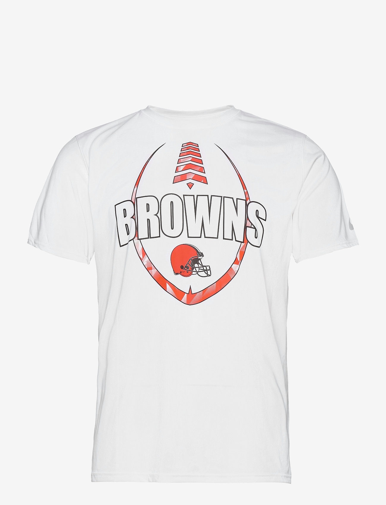 NIKE Fan Gear - Cleveland Browns Nike Icon Essential T-Shirt - white - 0