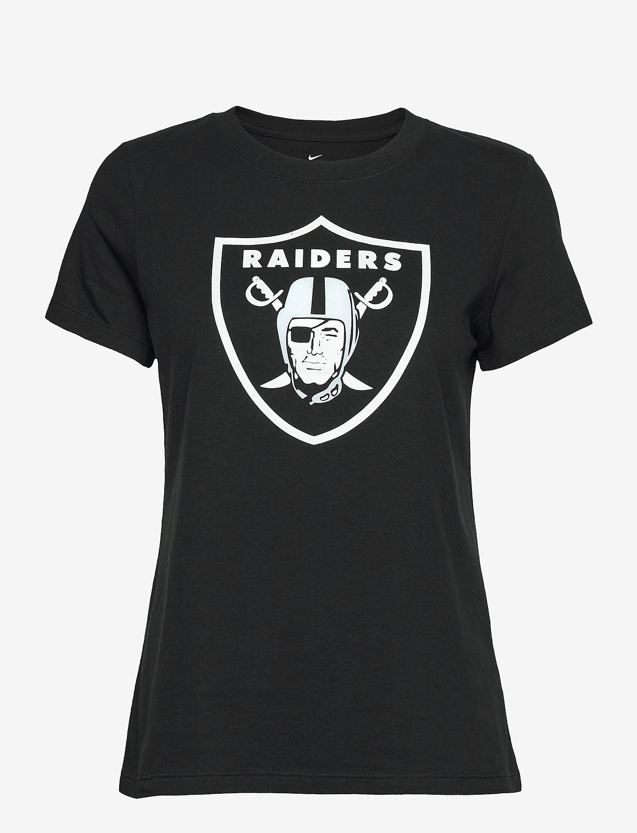 NIKE Fan Gear - Las Vegas Raiders Womens Nike SS Cotton Logo Tee - t-shirts - black - 0