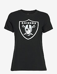 NIKE Fan Gear - Las Vegas Raiders Womens Nike SS Cotton Logo Tee - t-shirts - black - 0